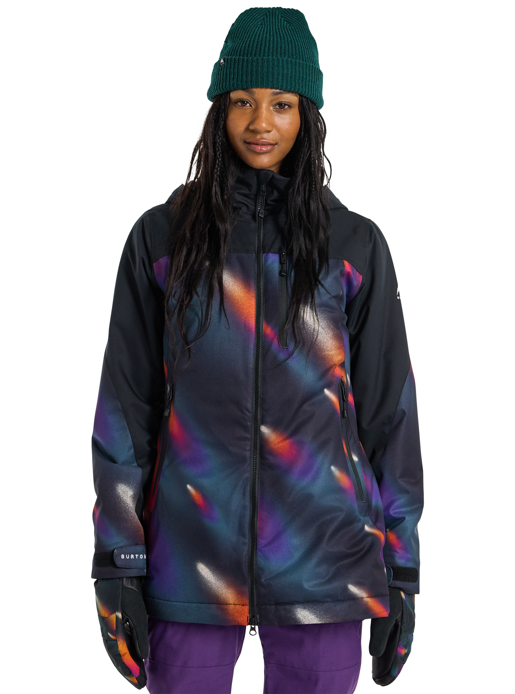 Product image of Women's Burton Lelah 2L Jacket[Variant:True Black / Comets]