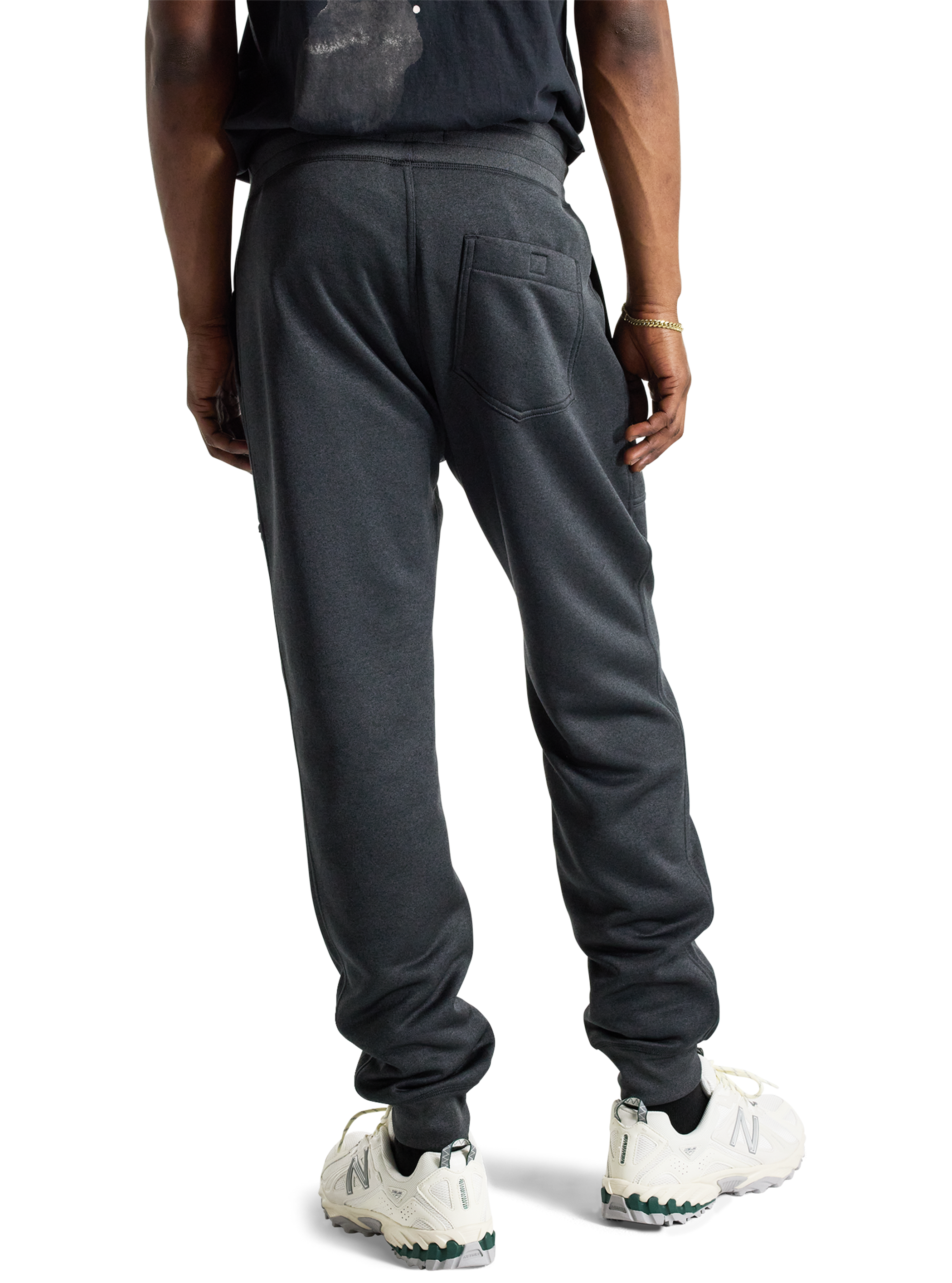 Product image of Men's Burton Oak Fleece Pants[Variant:True Black Heather]