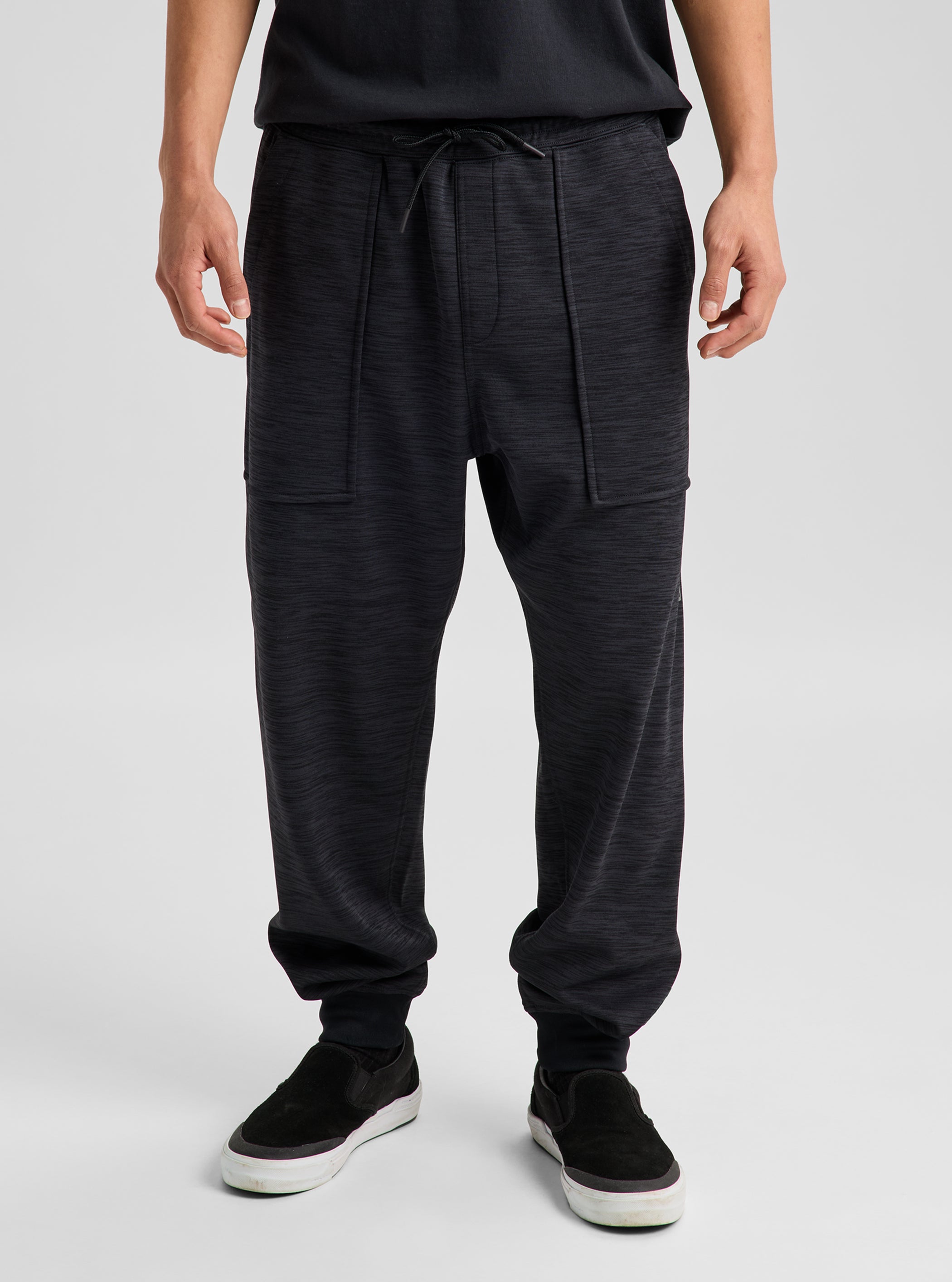 Product image of Men's Burton Oak Fleece Pants[Variant:True Black Heather]