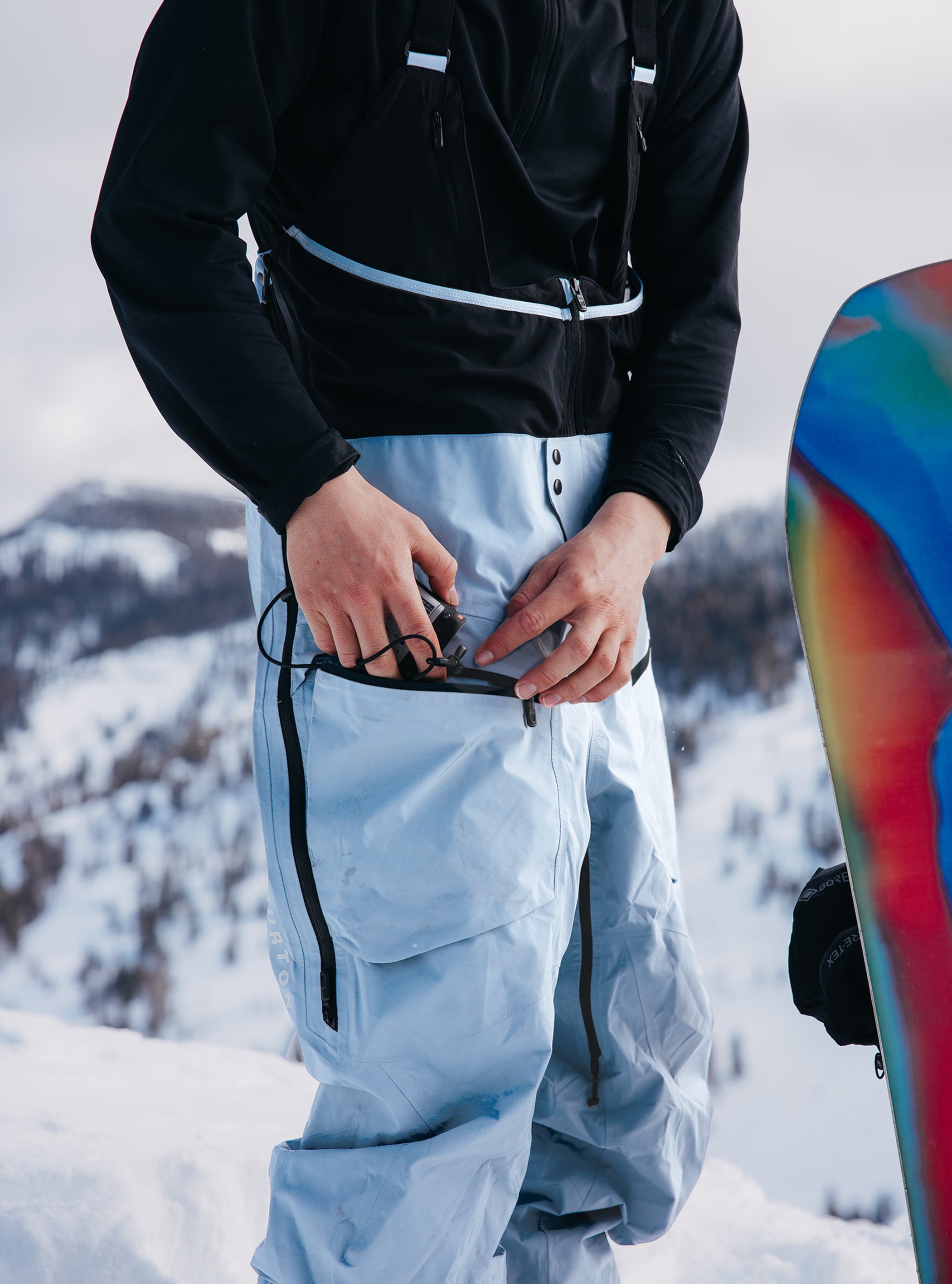 メンズ Burton [ak]® タスク GORE-TEX PRO 3L ハイトップ ビブパンツ