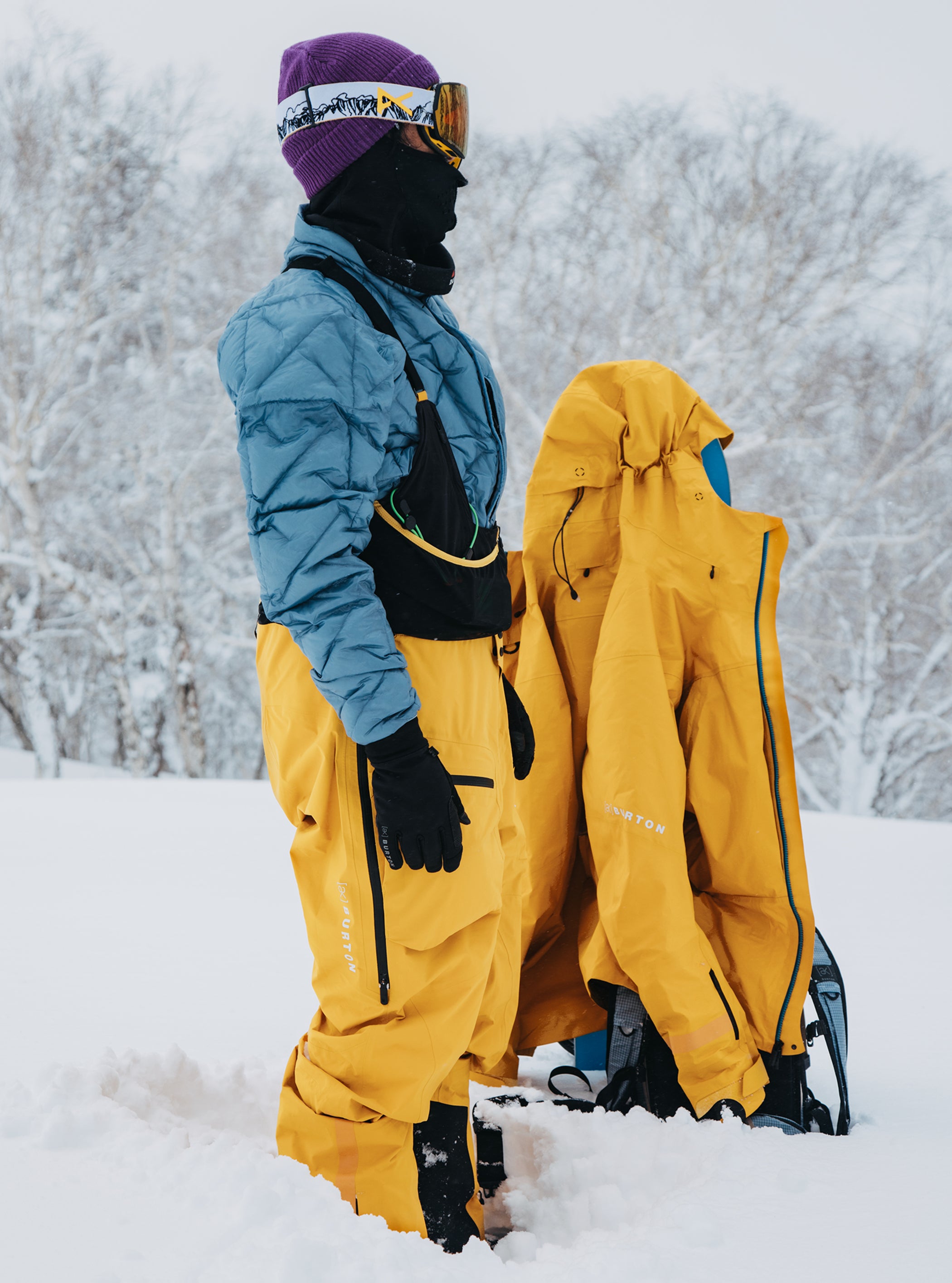 Men's Burton [ak] Tusk GORE-TEX PRO 3L Hi-Top Bib Pants | Burton