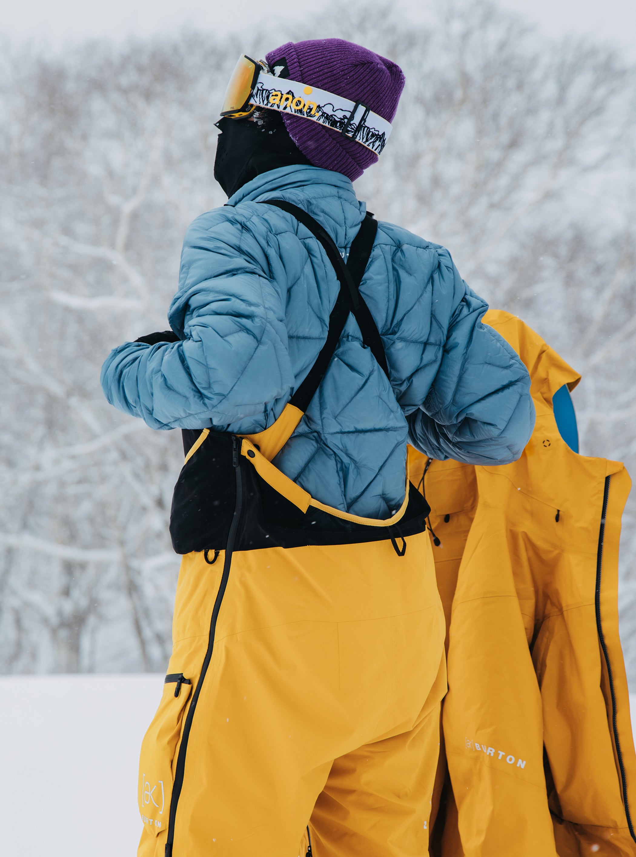 Product image of Men's Burton [ak] Tusk GORE-TEX PRO 3L Hi-Top Bib Pants[Variant:Goldenrod]