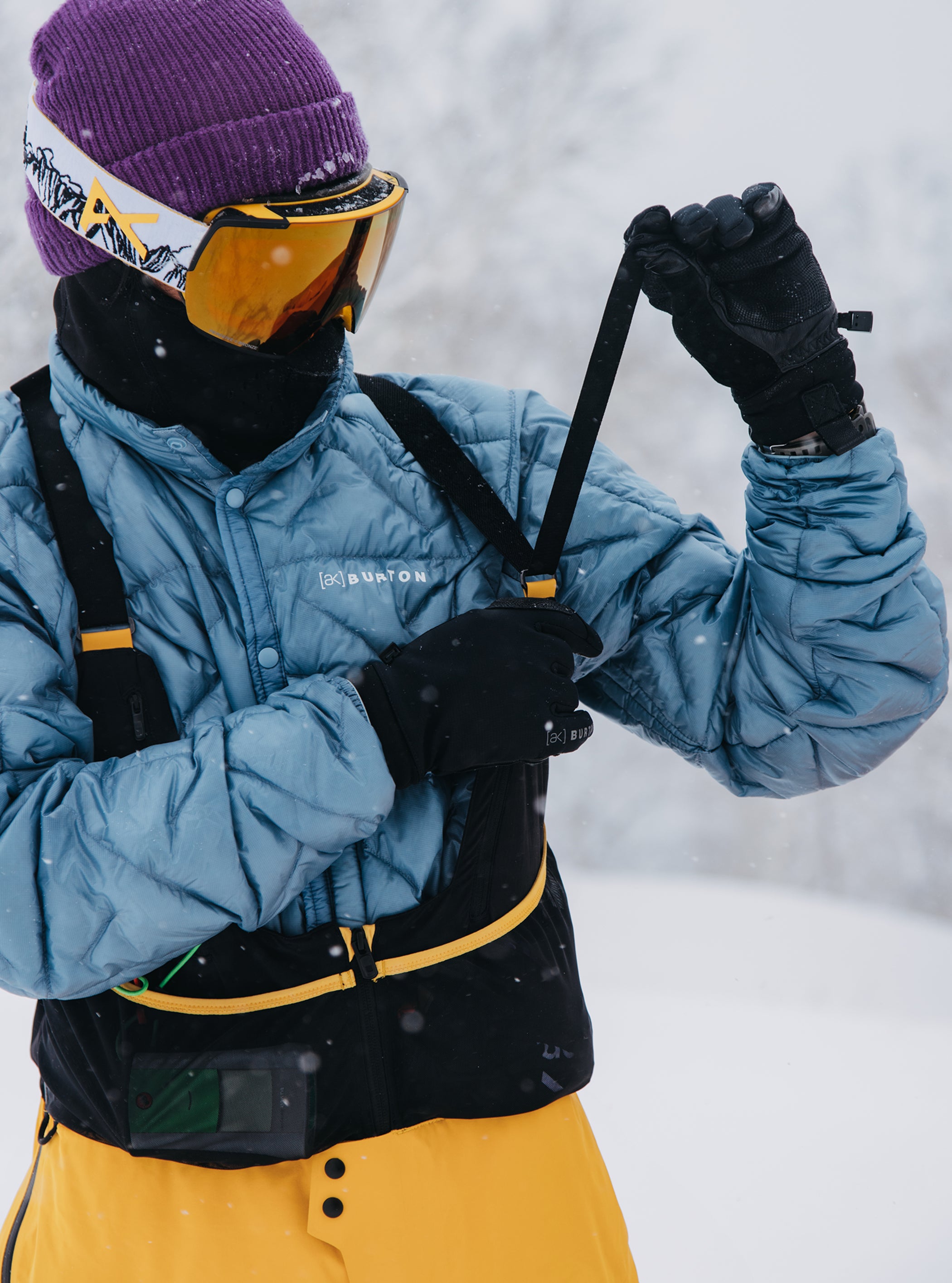 Men's Burton [ak] Tusk GORE-TEX PRO 3L Hi-Top Bib Pants | Burton
