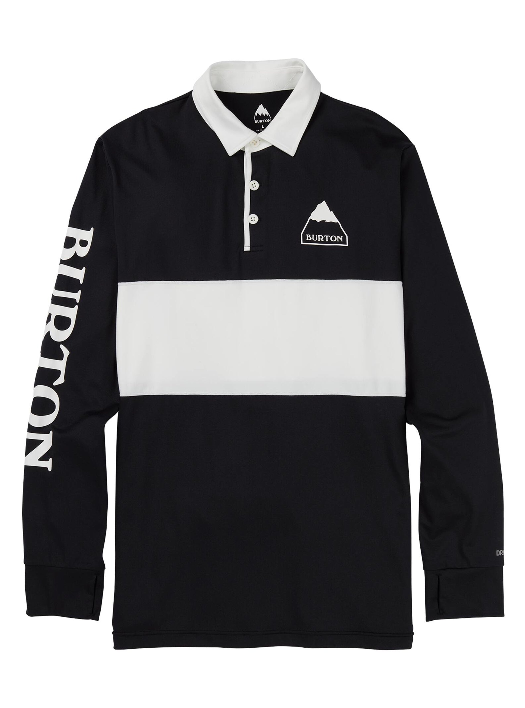 メンズ Burton ミッドウェイト ベースレイヤー ラグビーシャツ