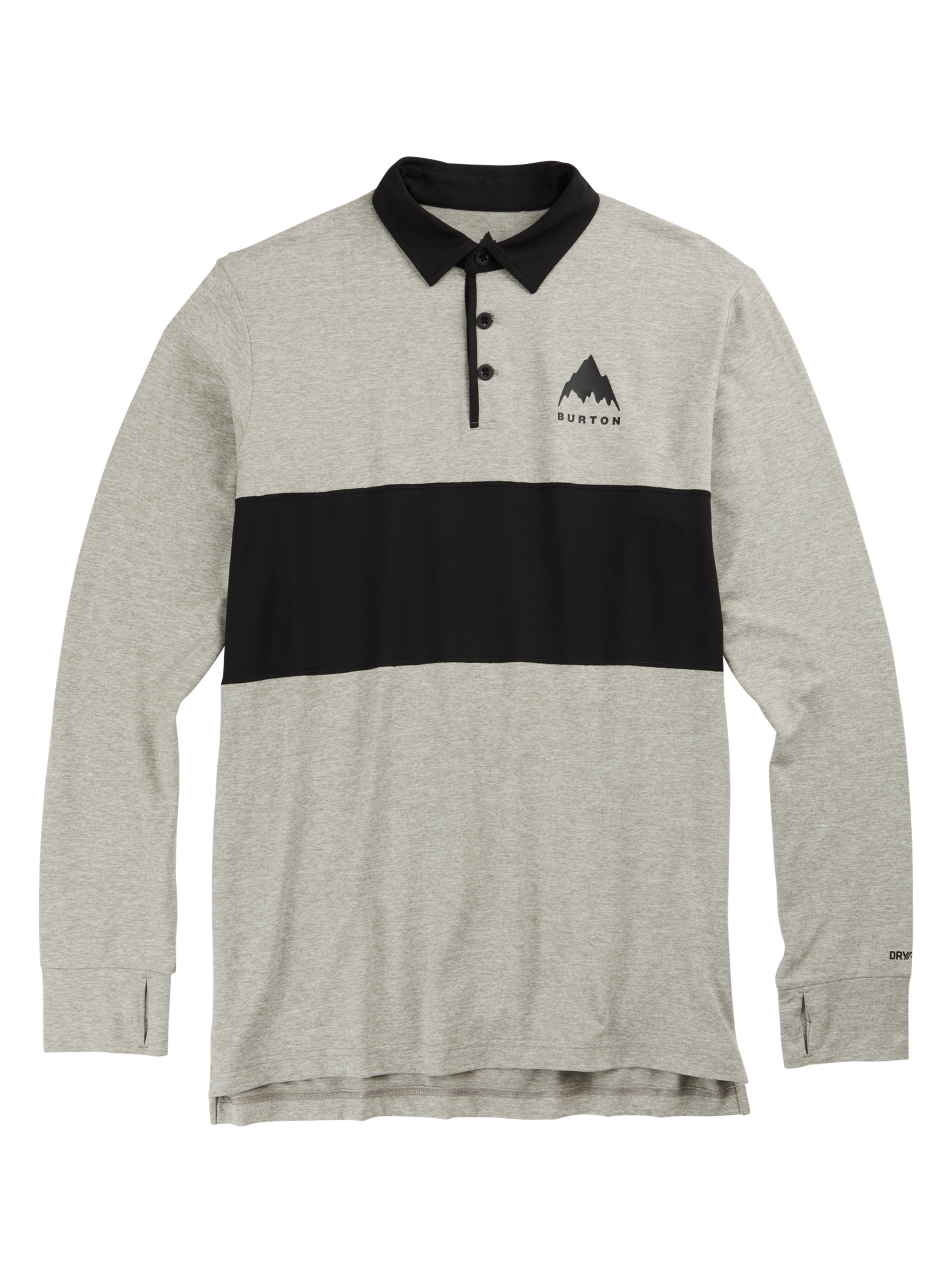 メンズ Burton ミッドウェイト ベースレイヤー ラグビーシャツ