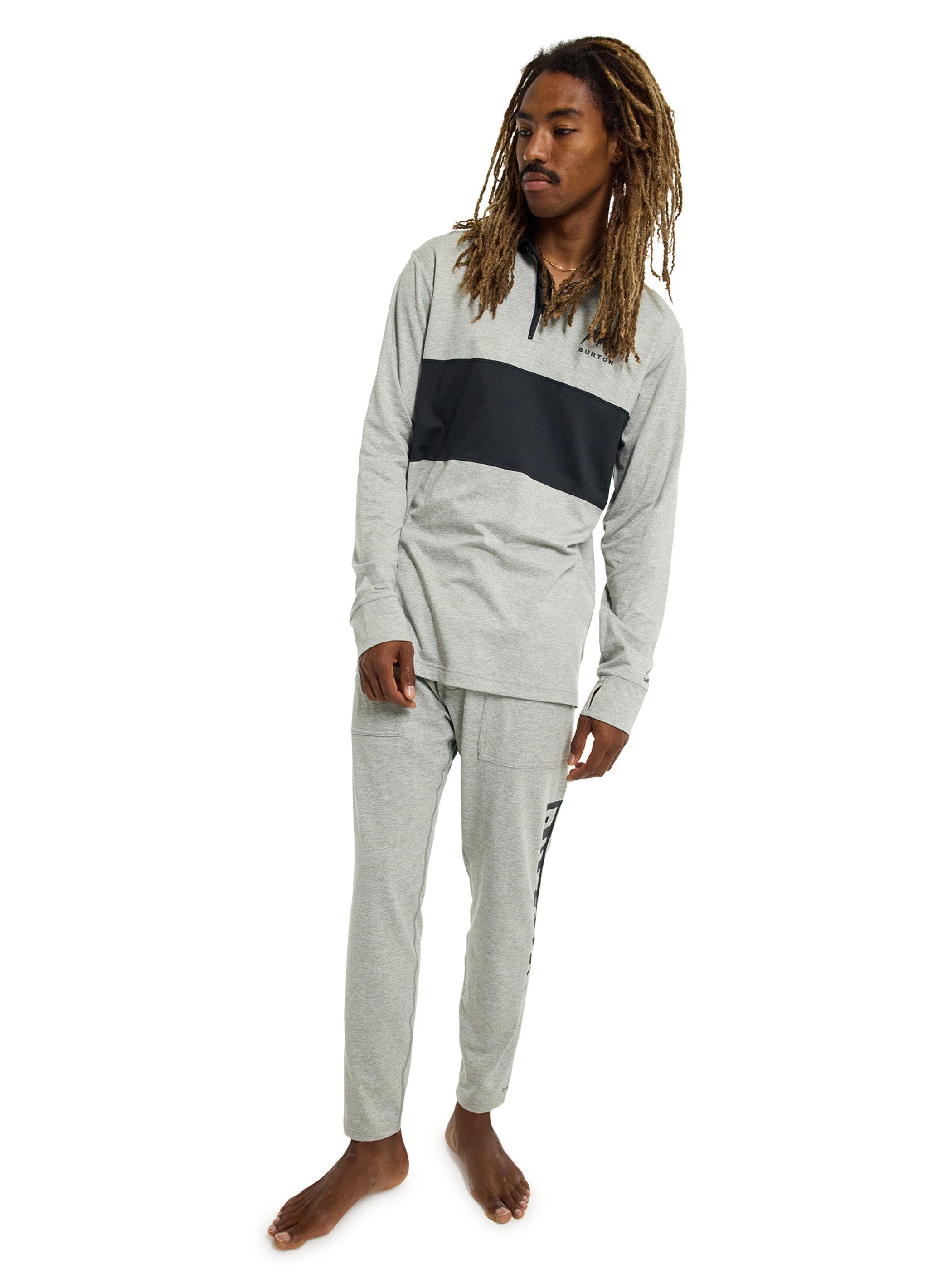 メンズ Burton ミッドウェイト ベースレイヤー スタッシュ パンツ