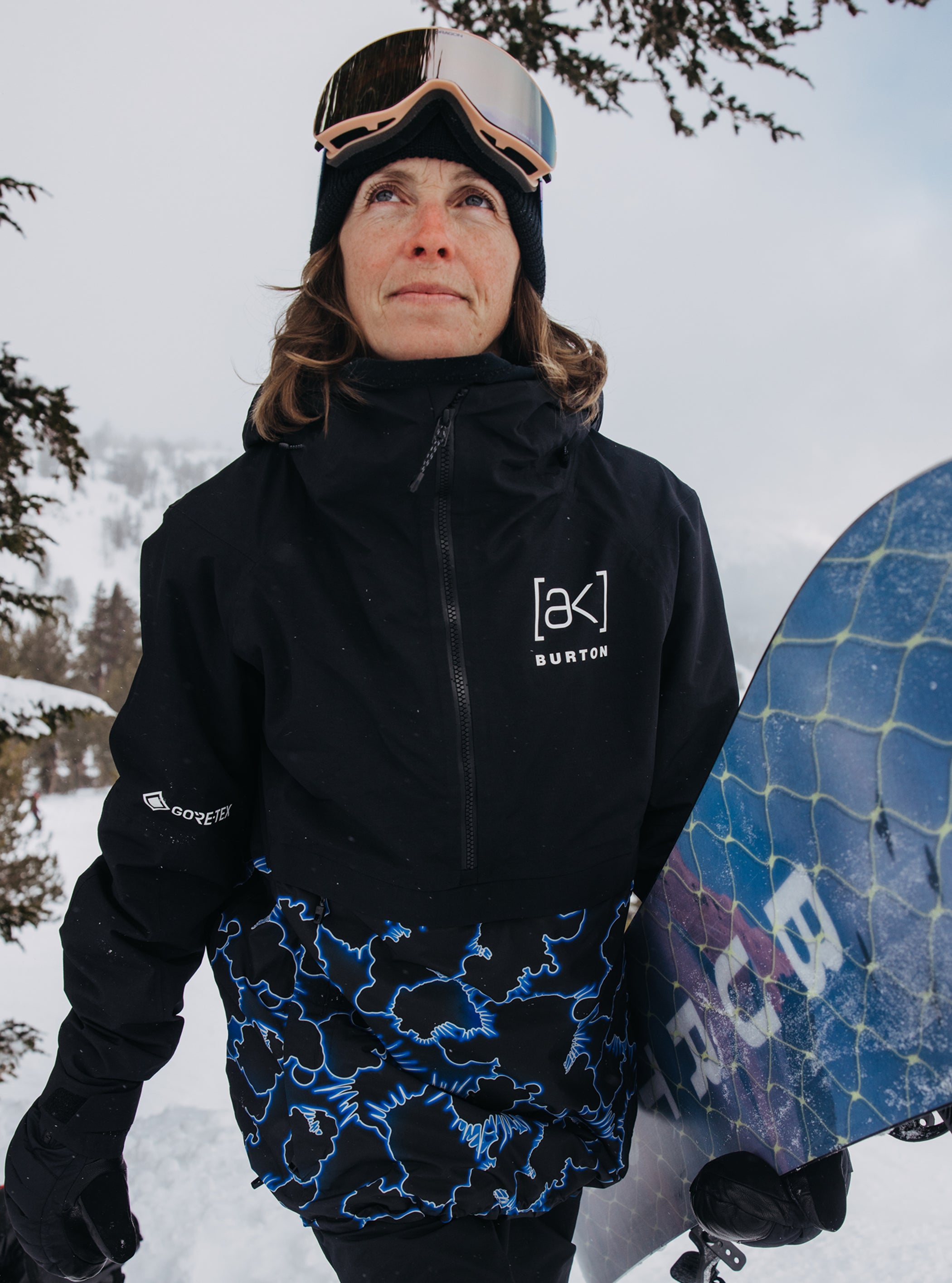Product image of Women's Burton [ak] Kimmy GORE-TEX 2L Anorak Jacket[Variant:True Black / Glow]