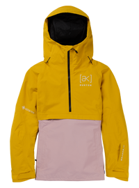Product image of Women's Burton [ak] Kimmy GORE-TEX 2L Anorak Jacket[Variant:Goldenrod / Shadow Pink]