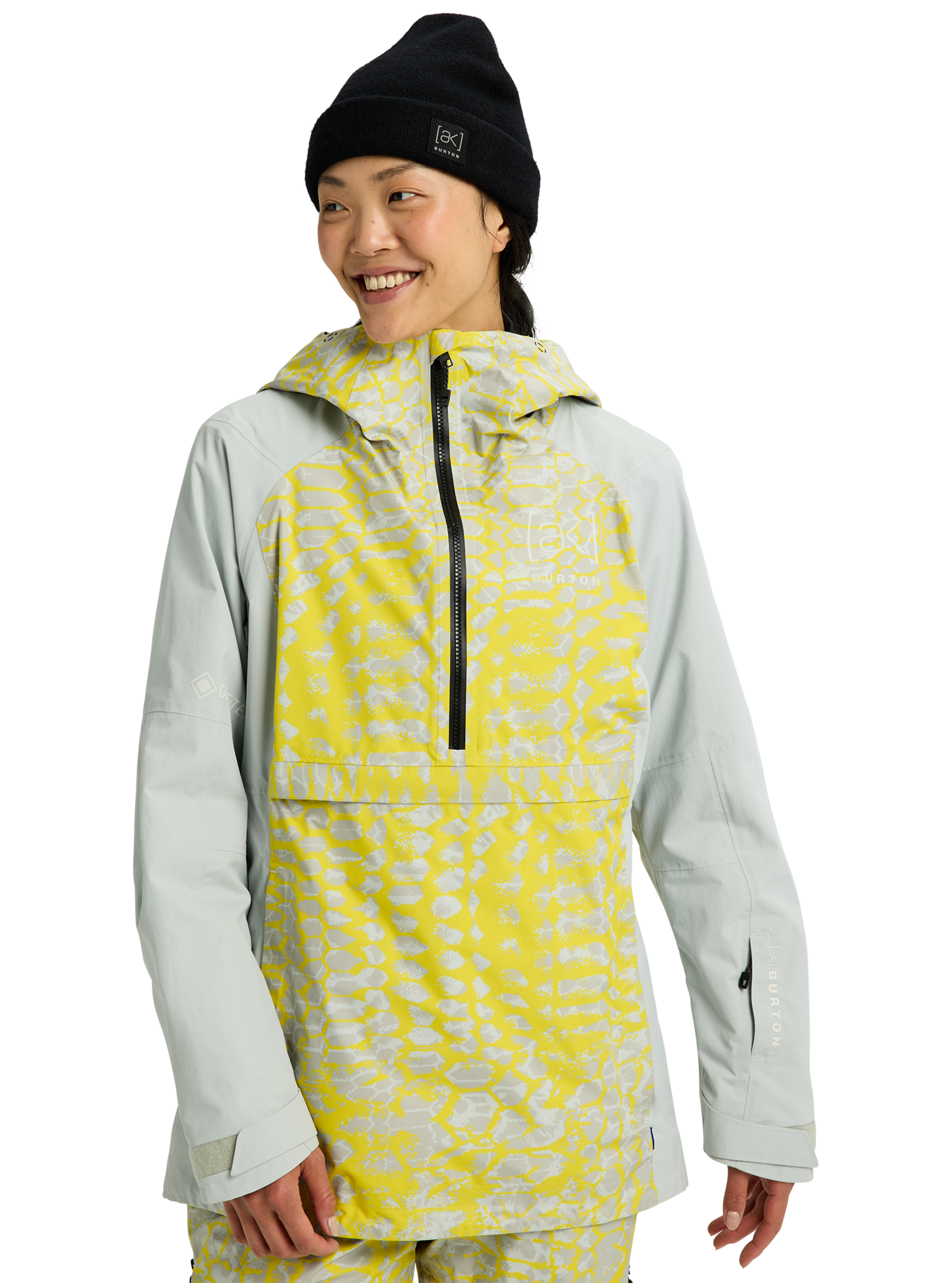 Product image of Women's Burton [ak] Kimmy GORE-TEX 2L Anorak Jacket[Variant:Atomic Shatter / Gray Cloud]