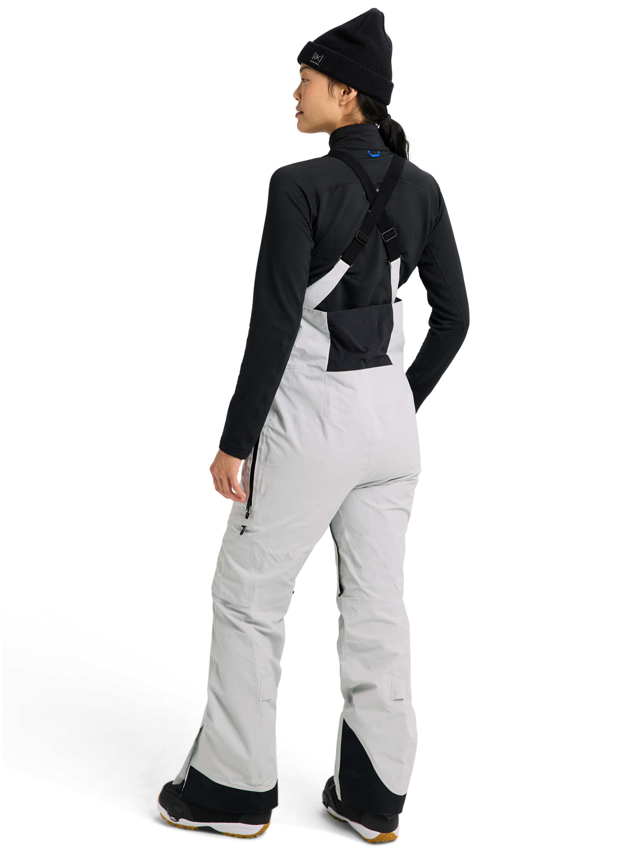 Product image of Women's Burton [ak] Kimmy GORE-TEX 2L Bib Pants[Variant:Gray Cloud]
