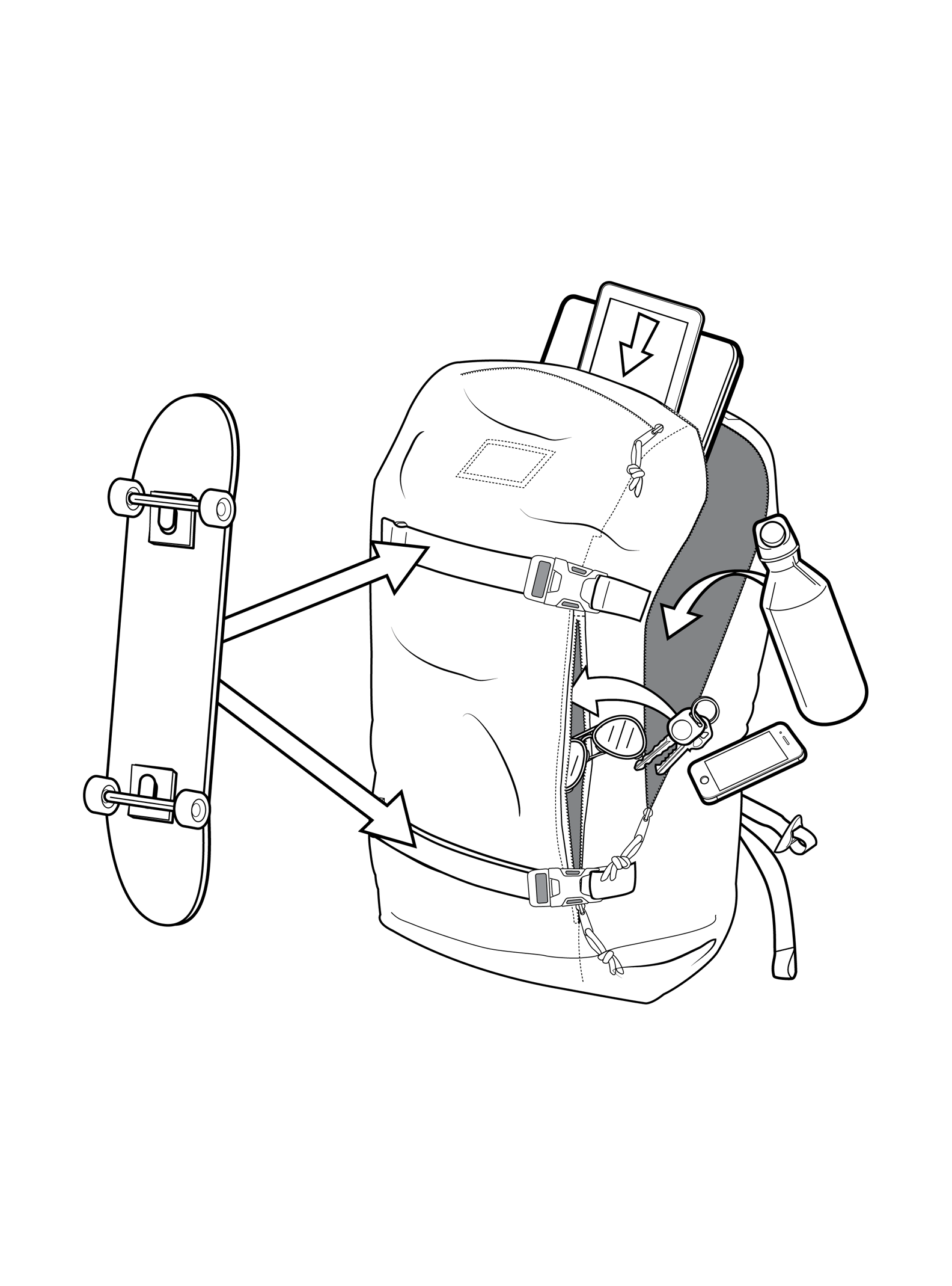 Burton キロ 2.0 27L バックパック