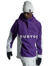 Product image of Men's Burton Frostner 2L Anorak Jacket[Variant:Imperial Purple / Stout White]