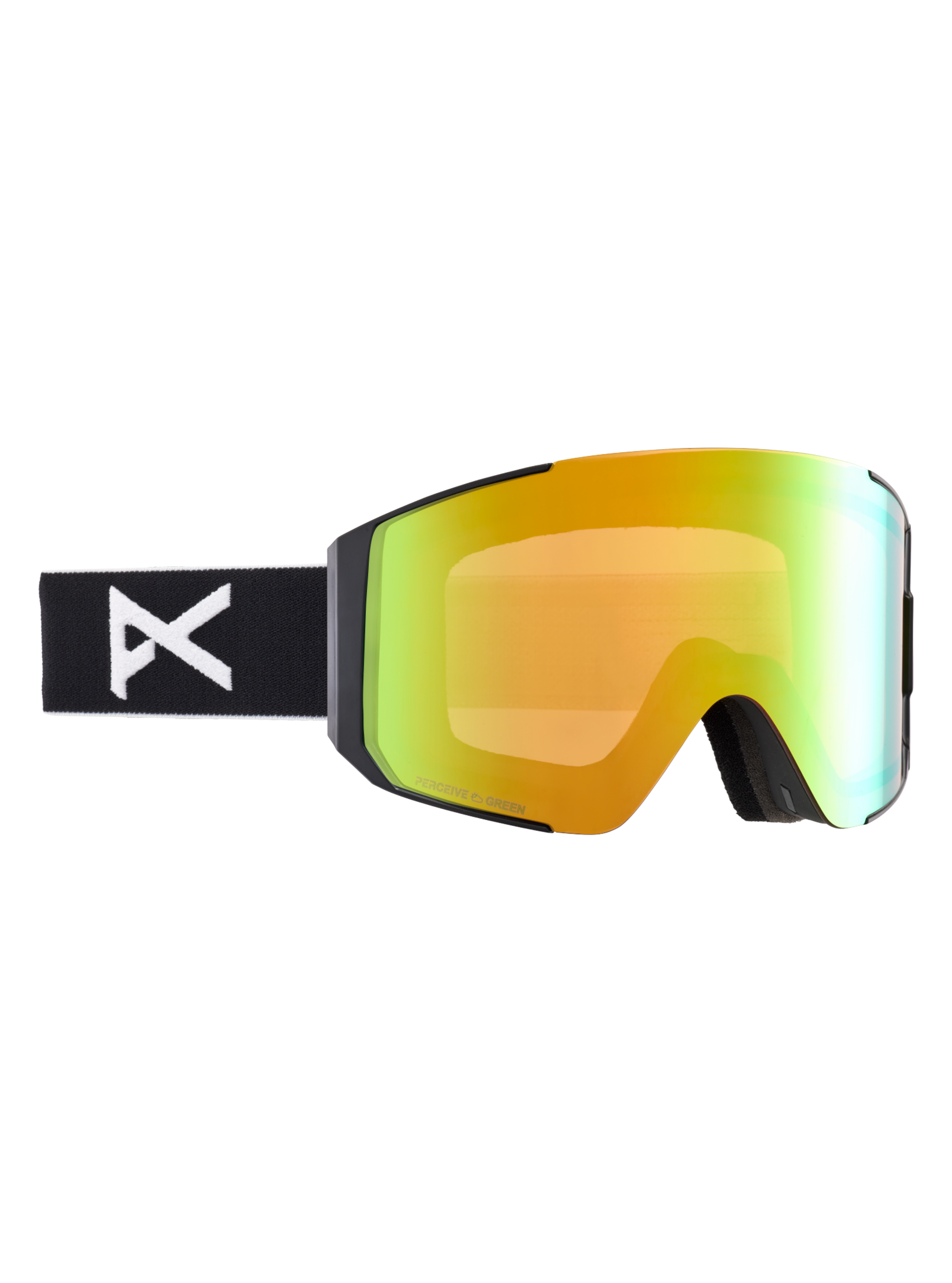 Product image of Anon Sync Goggles + Bonus Lens[Variant:Frame: Black, Lens: Perceive Variable Green (22% / S2), Spare Lens: Perceive Cloudy Pink (53% / S1)]