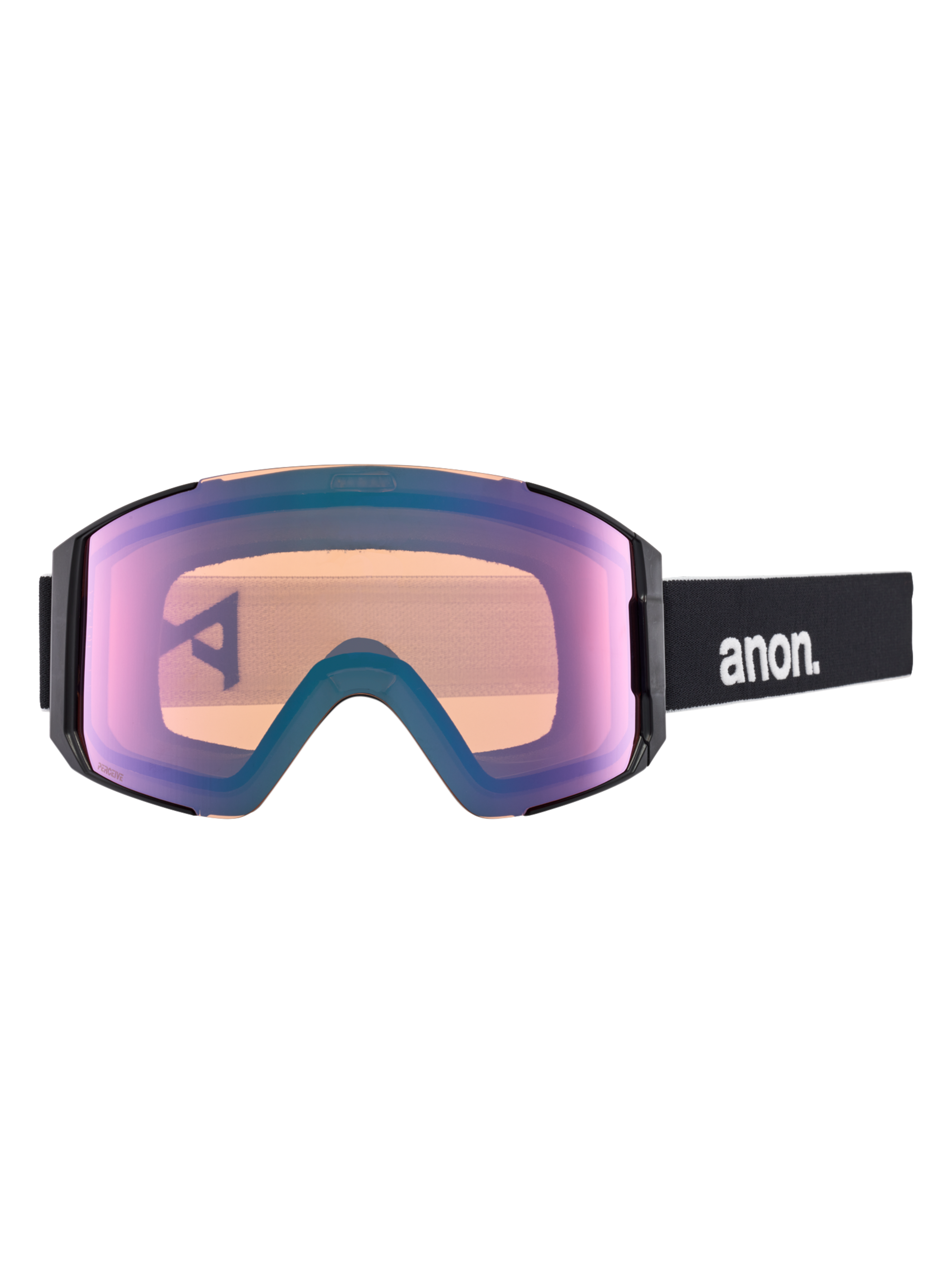 Product image of Anon Sync Goggles + Bonus Lens[Variant:Frame: Black, Lens: Perceive Variable Green (22% / S2), Spare Lens: Perceive Cloudy Pink (53% / S1)]