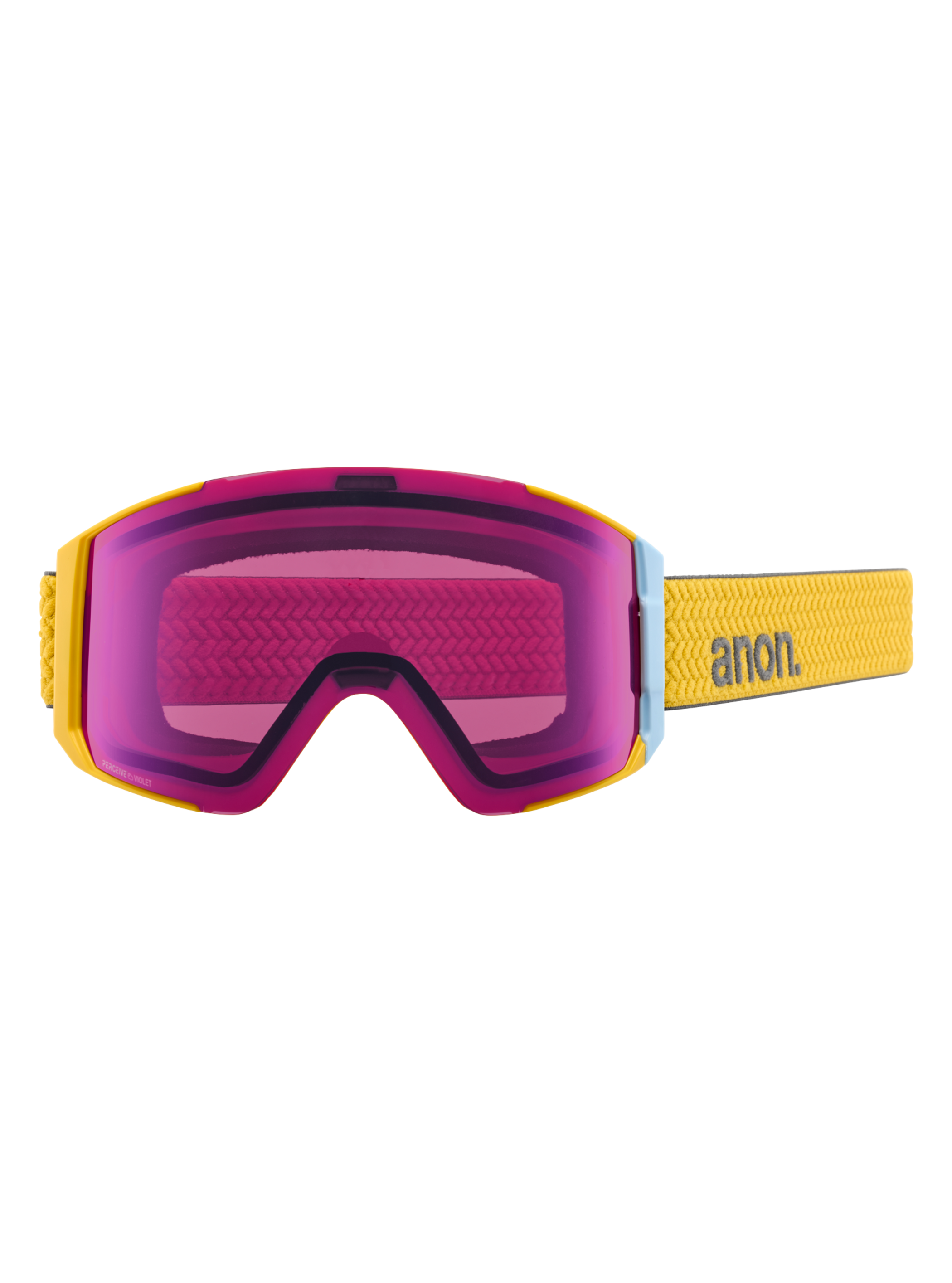 Product image of Anon Sync Goggles + Bonus Lens[Variant:Frame: Golden, Lens: Perceive Sunny Onyx (6% / S4), Spare Lens: Perceive Variable Violet (34% / S2)]