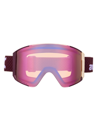 Product image of Anon Sync Goggles + Bonus Lens + MFI® Face Mask[Variant:Frame: Deep Cherry, Lens: Perceive Cloudy Pink (53% / S1), Spare Lens: Perceive Variable Blue (21% / S2)]