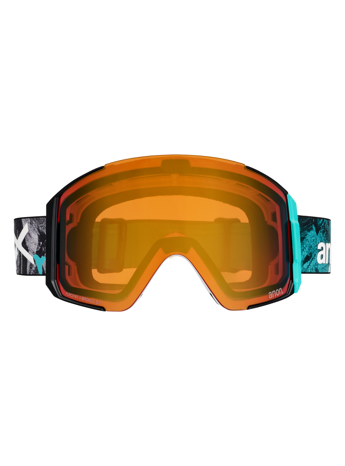 Product image of Anon Sync Goggles + Bonus Lens + MFI® Face Mask[Variant:Frame: Grunge, Lens: Perceive Sunny Bronze (17% / S3), Spare Lens: Perceive Cloudy Burst (59% / S1)]