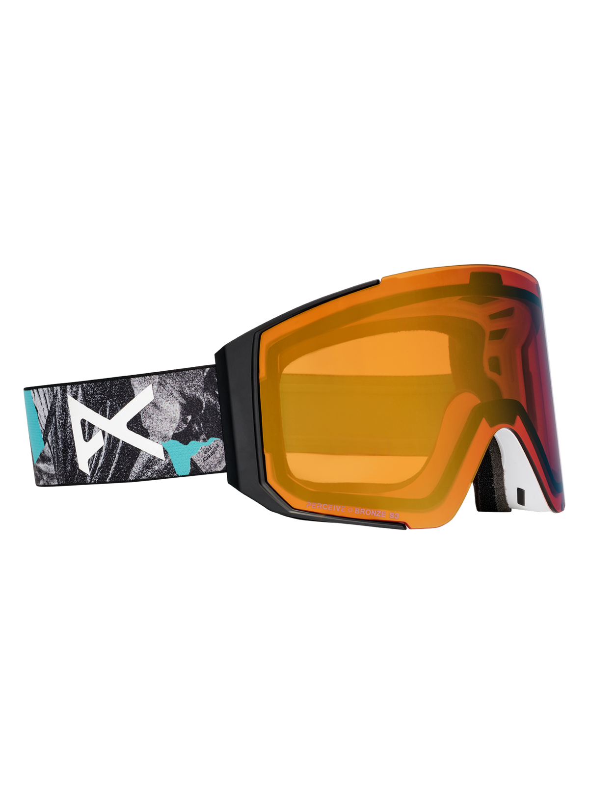 Product image of Anon Sync Goggles + Bonus Lens + MFI® Face Mask[Variant:Frame: Grunge, Lens: Perceive Sunny Bronze (17% / S3), Spare Lens: Perceive Cloudy Burst (59% / S1)]