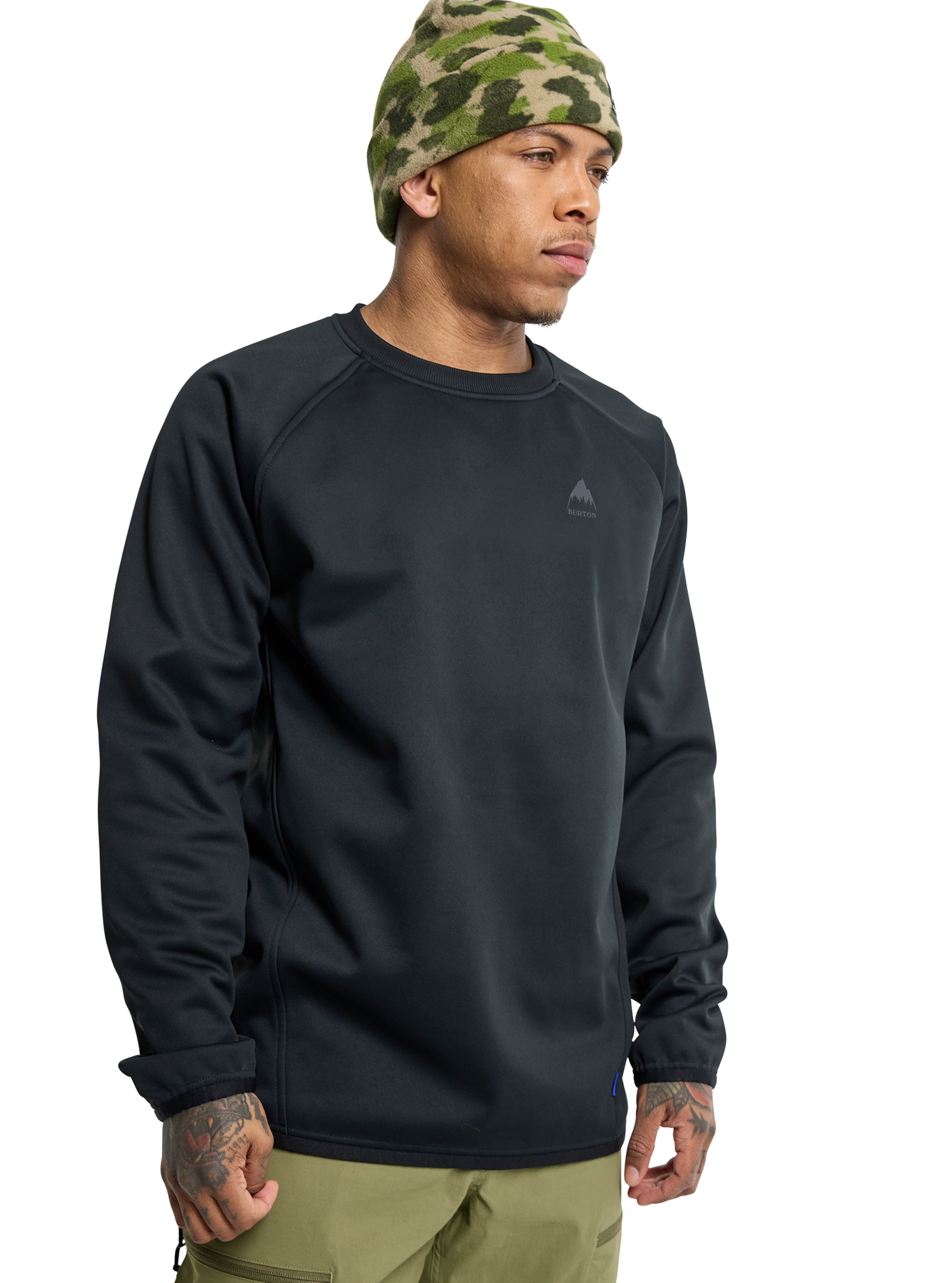 メンズ Burton クラウン ウェザープルーフ プルオーバー クルーネック フリース