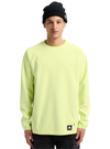 Product image of Men's Burton Crown Weatherproof Crewneck Fleece[Variant:Glow Yellow Green]