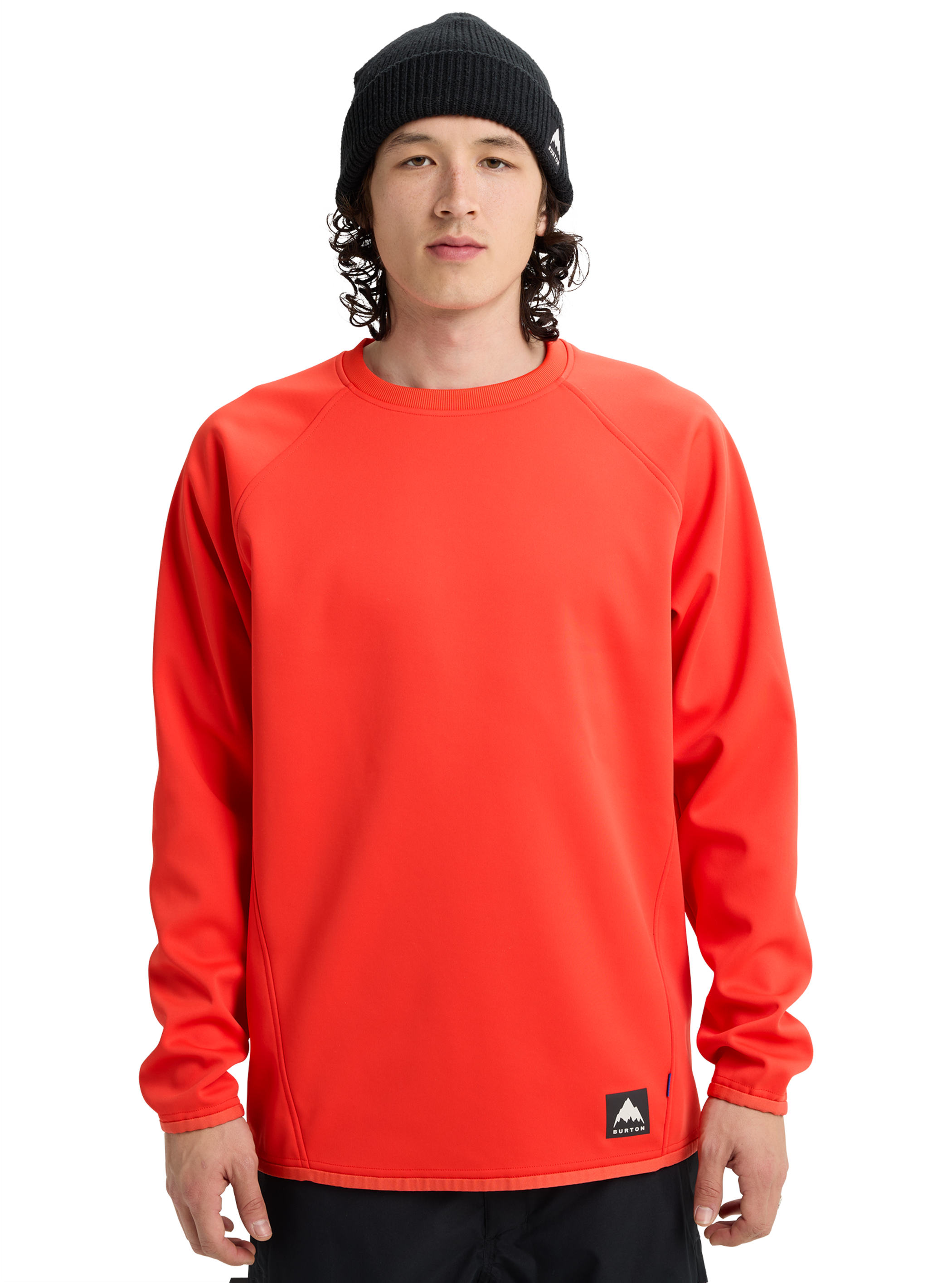 Product image of Men's Burton Crown Weatherproof Crewneck Fleece[Variant:Fiesta Red]