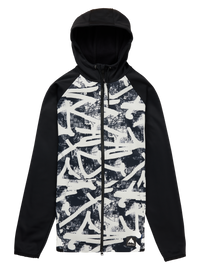Product image of Men's Burton Crown Weatherproof Full-Zip Fleece[Variant:City Streets / True Black]