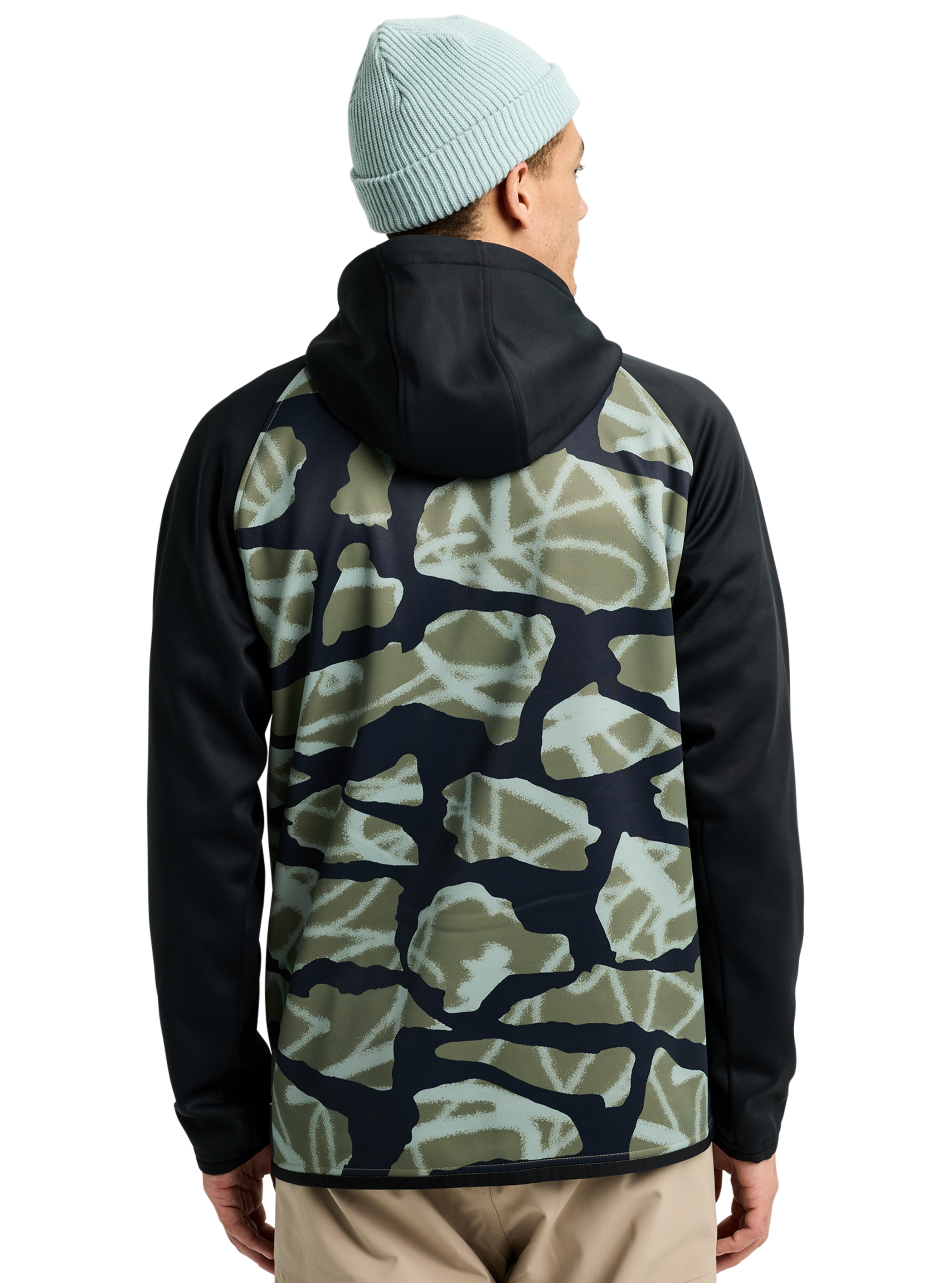 Product image of Men's Burton Crown Weatherproof Pullover Fleece (Sample)[Variant:Graffiti Camo / True Black]
