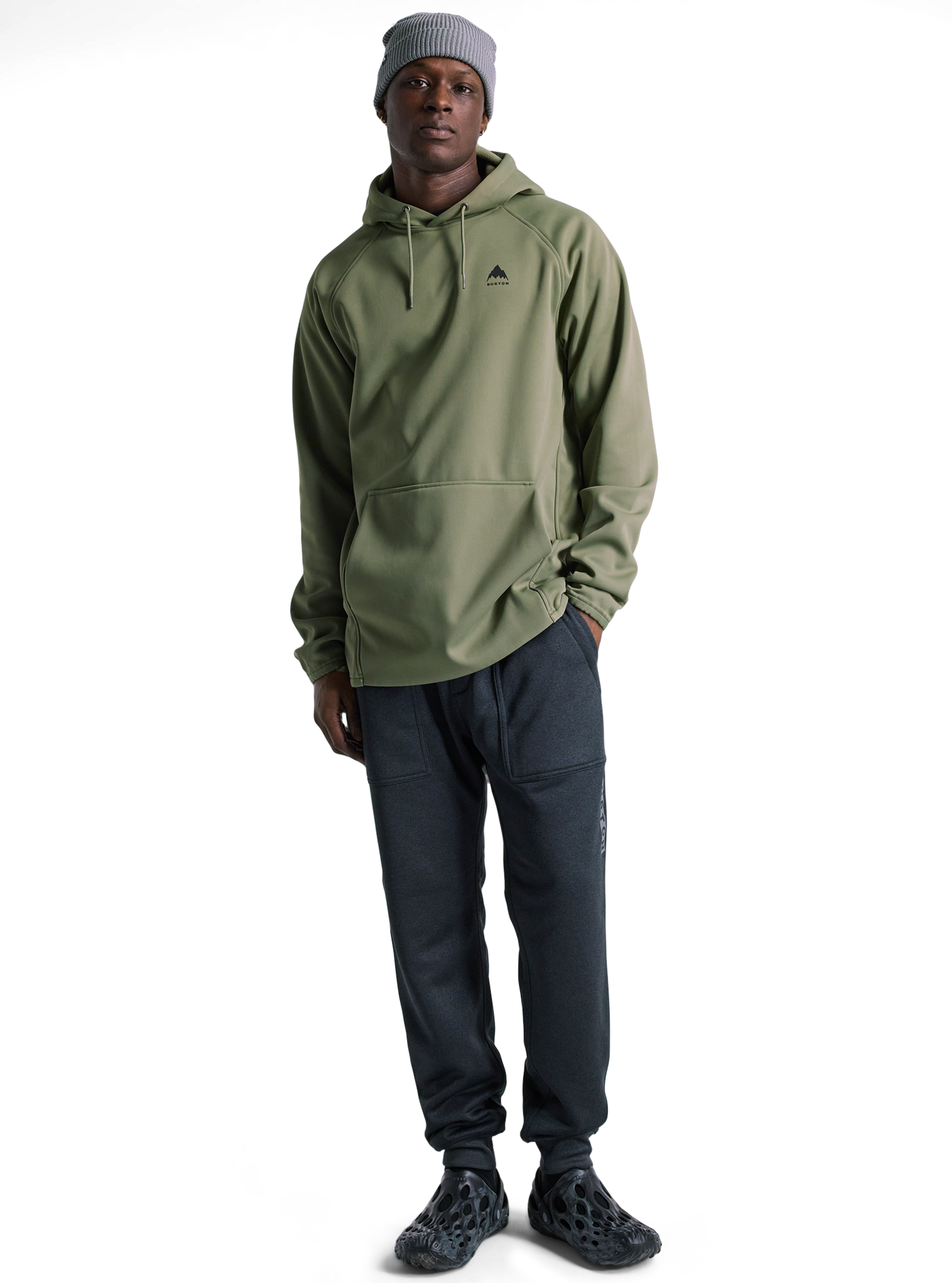 Product image of Men's Burton Crown Weatherproof Pullover Fleece[Variant:Forest Moss]