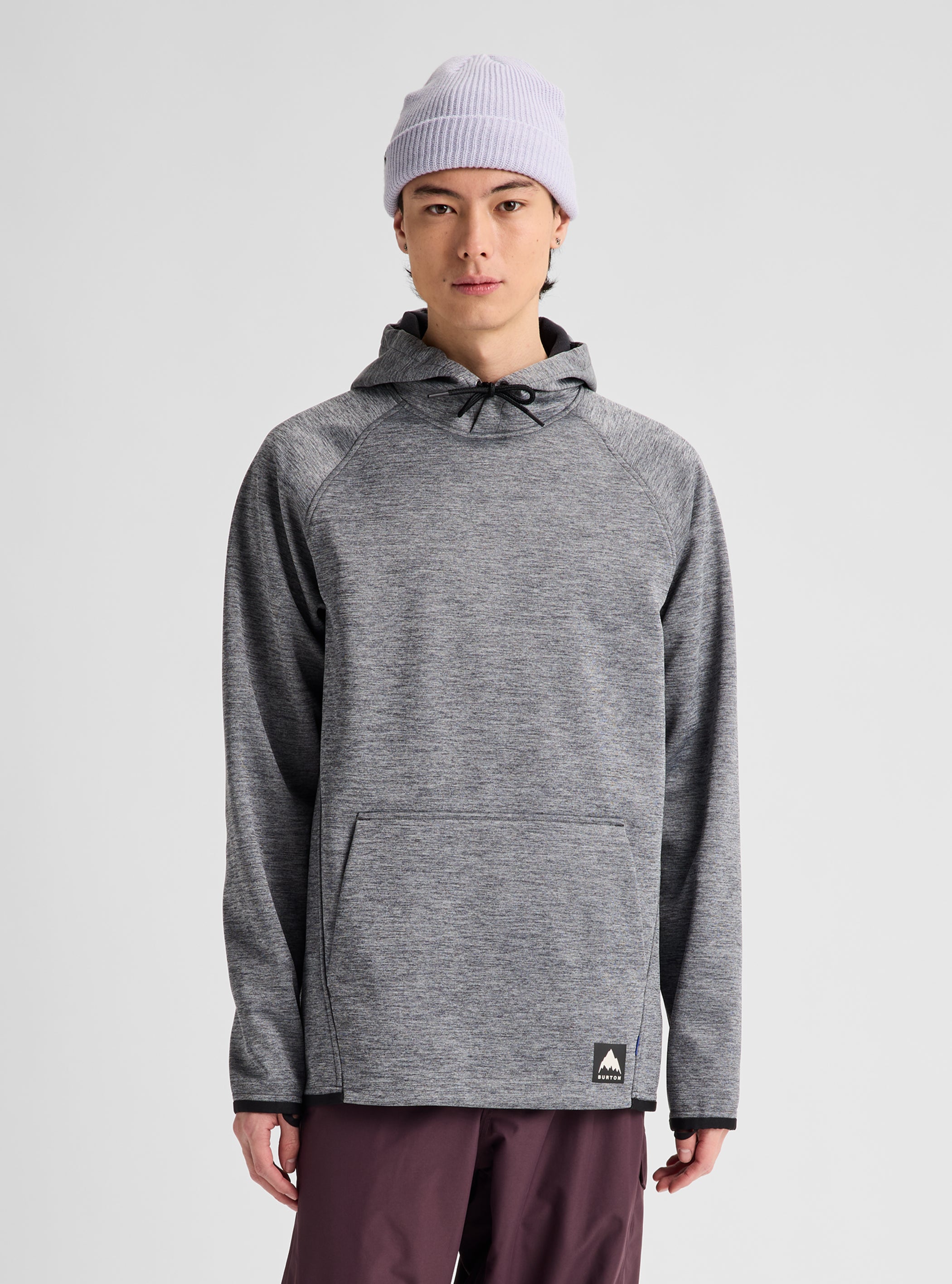 Product image of Men's Burton Crown Weatherproof Pullover Fleece[Variant:True Black Heather]