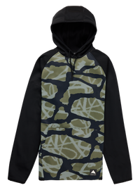Product image of Men's Burton Crown Weatherproof Fleece Pullover[Variant:Graffiti Camo / True Black]