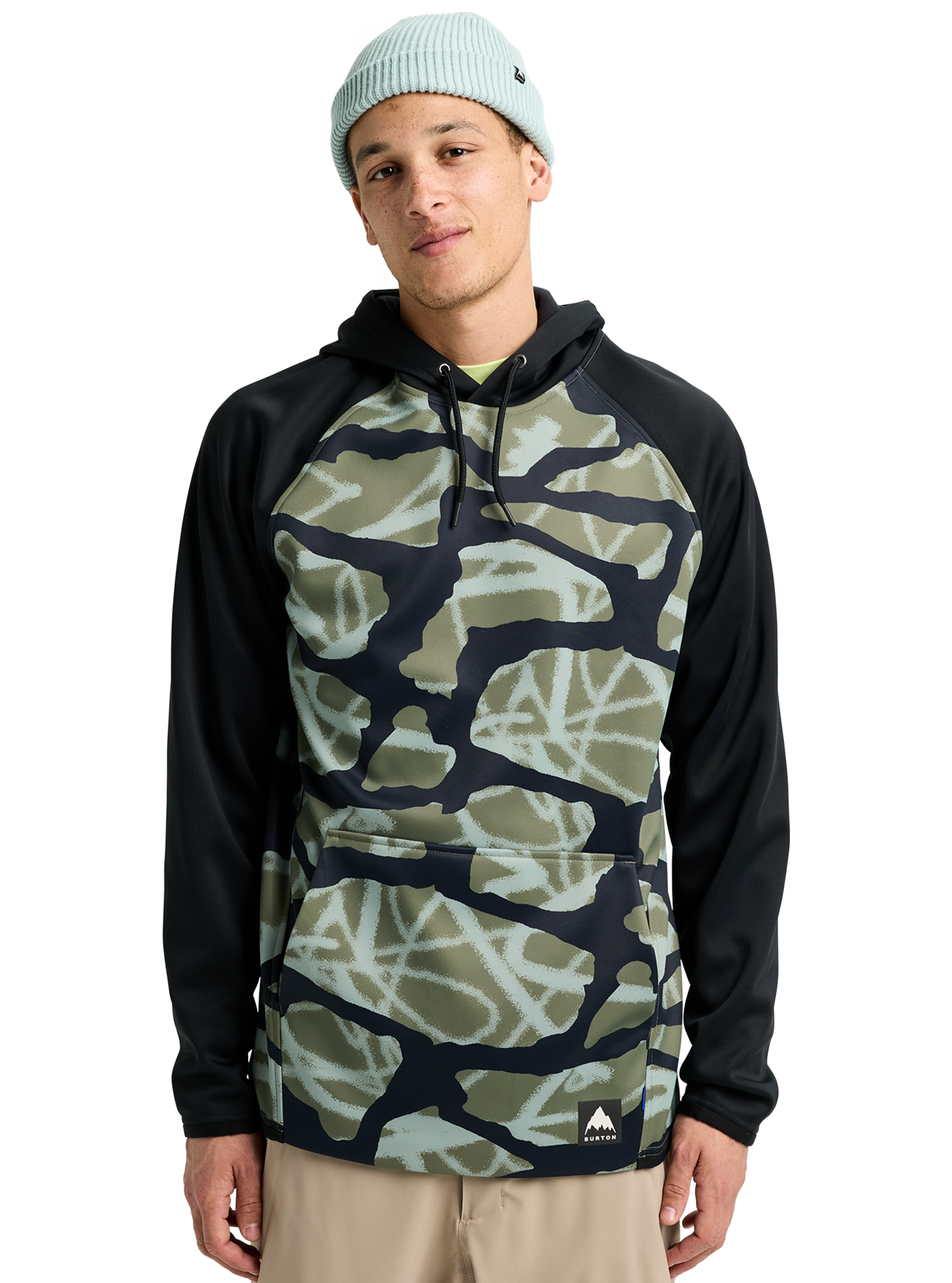 Product image of Men's Burton Crown Weatherproof Fleece Pullover[Variant:Graffiti Camo / True Black]