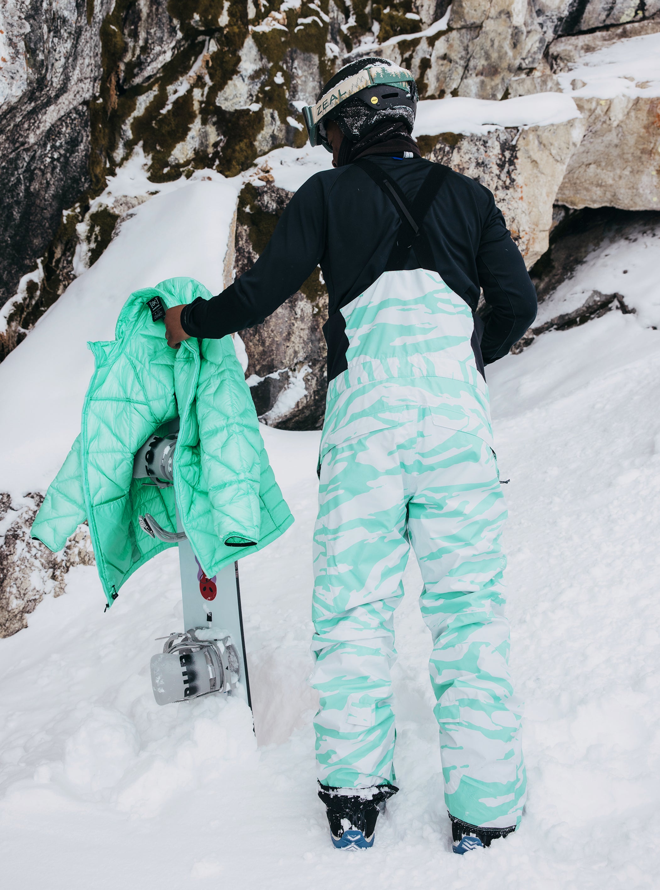 Product image of Men's Burton [ak] Cyclic GORE-TEX 2L Bib Pants[Variant:Oversized Zebra]