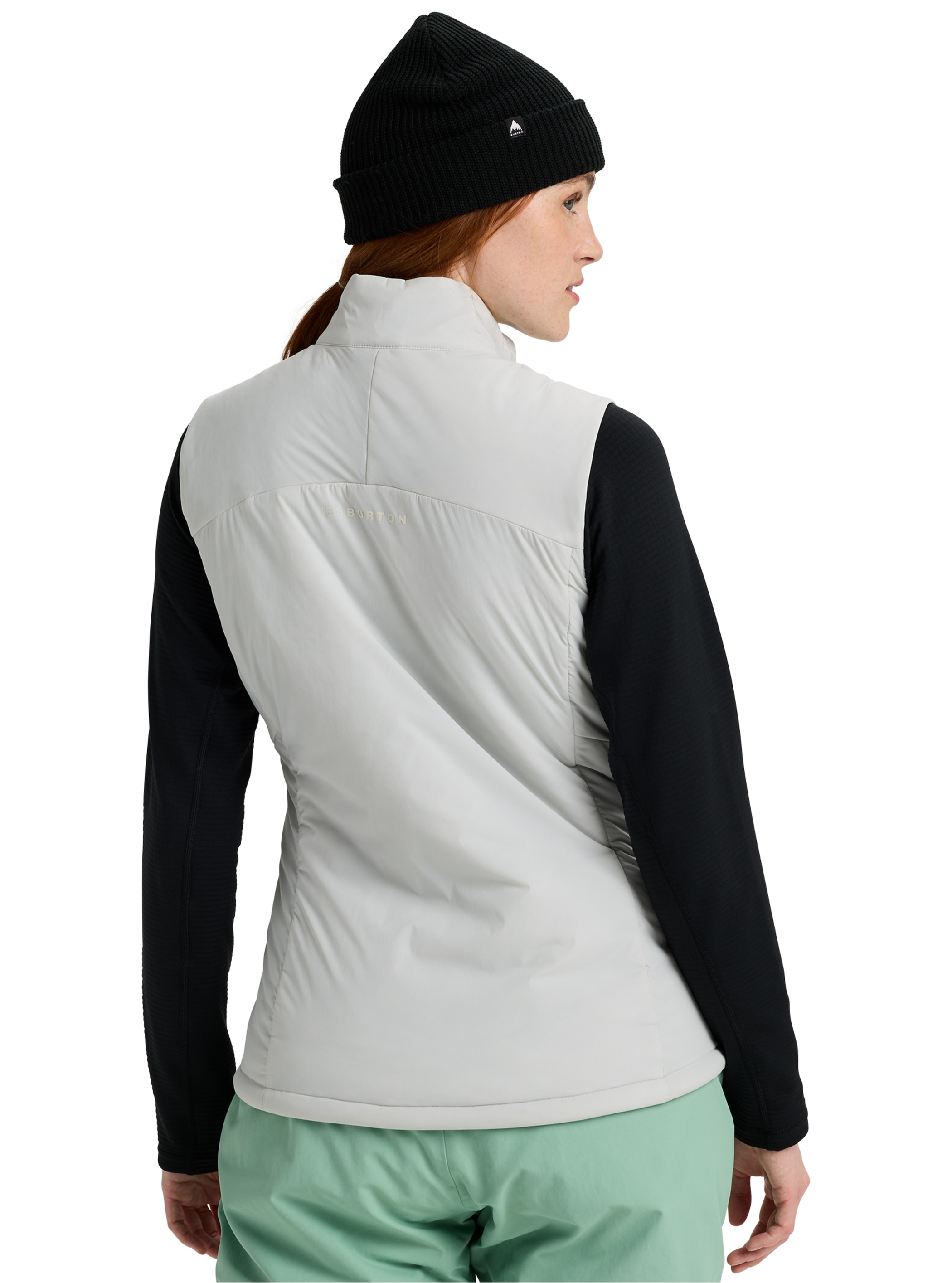 Product image of Women's Burton [ak] Helium Stretch Insulated Vest[Variant:Gray Cloud]