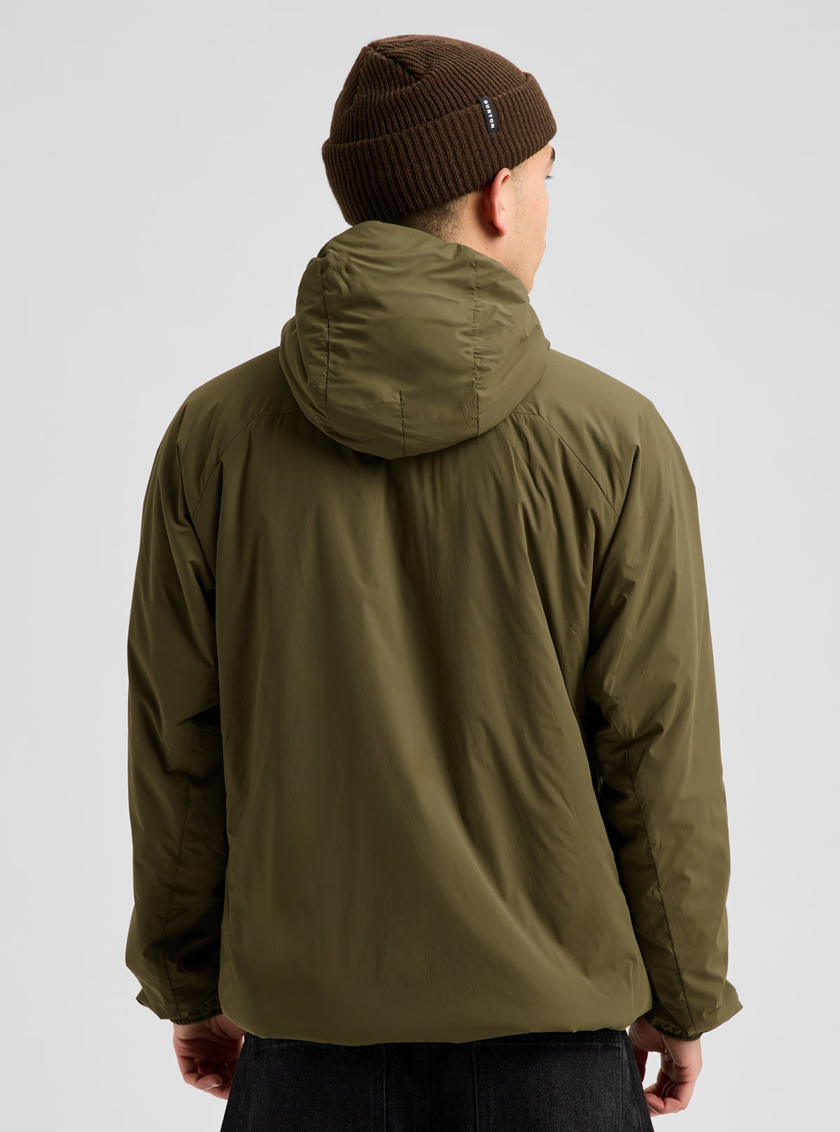 Product image of Men's Burton [ak] Helium Hooded Stretch Insulated Jacket[Variant:Dried Moss]