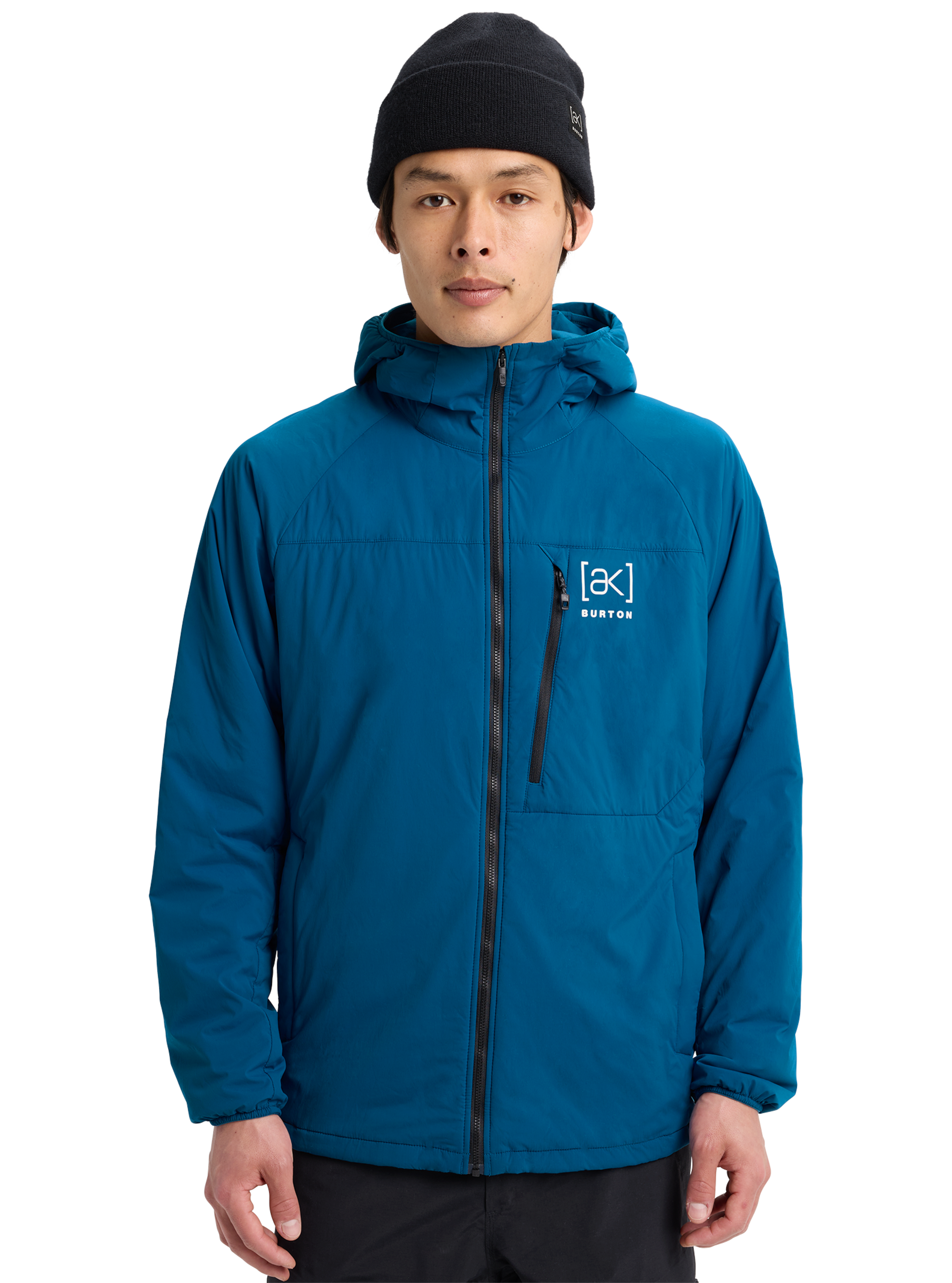 Product image of Men's Burton [ak] Helium Hooded Stretch Insulated Jacket[Variant:Blue Teal]