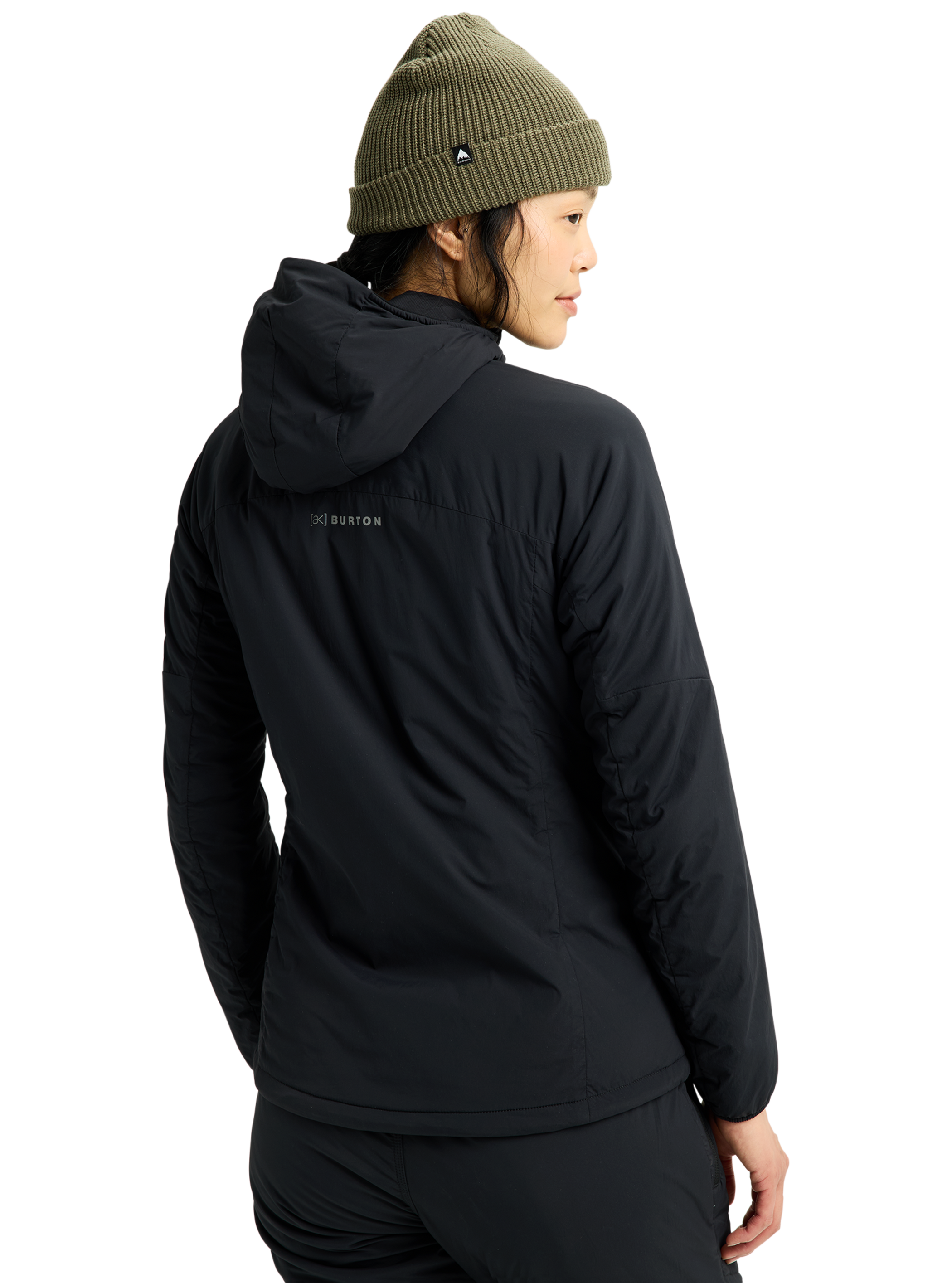 Product image of Women's Burton [ak] Helium Hooded Stretch Insulated Jacket[Variant:True Black]