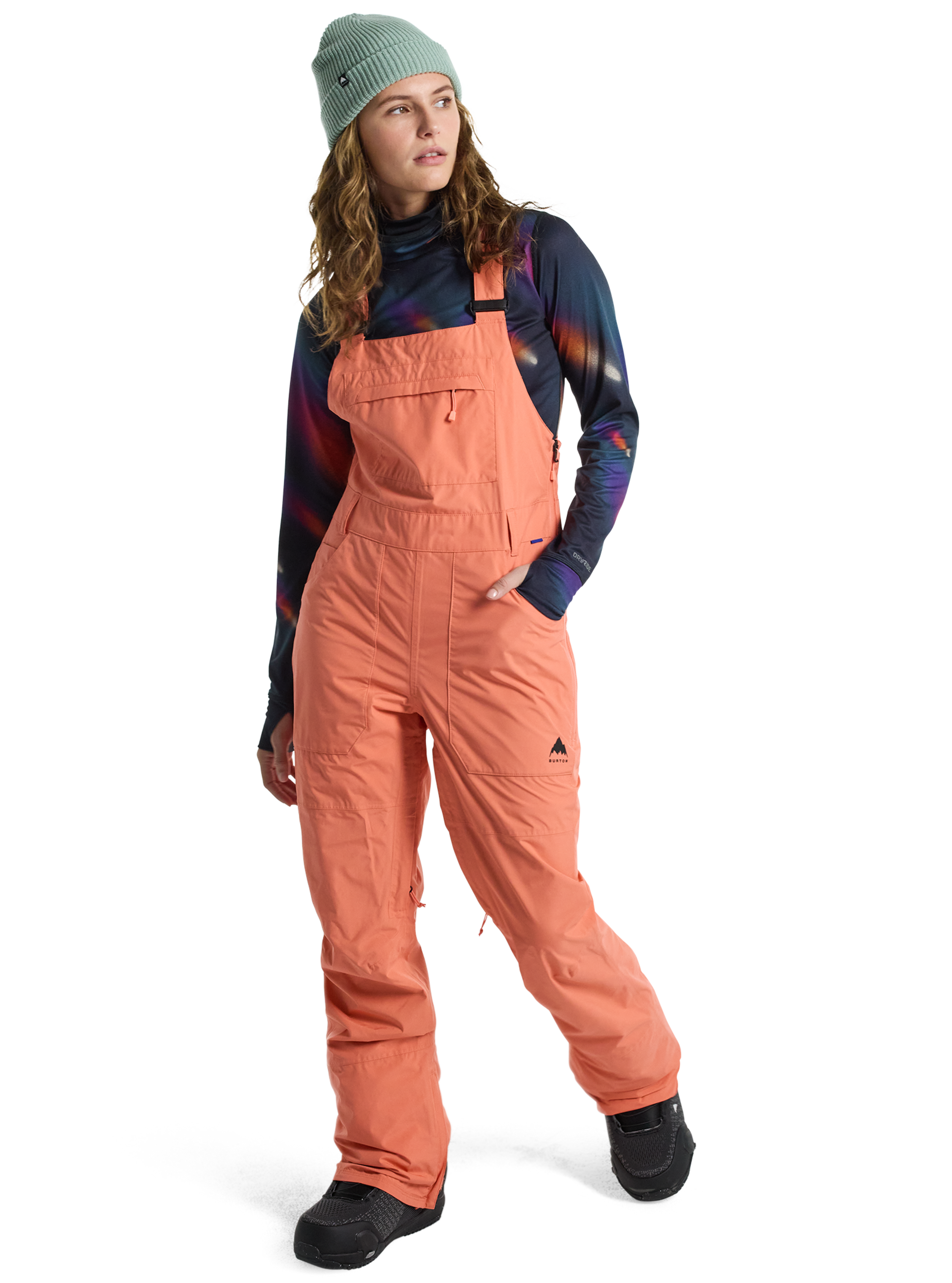 Product image of Women's Burton Avalon GORE-TEX 2L Bib Pants[Variant:Peach Echo]