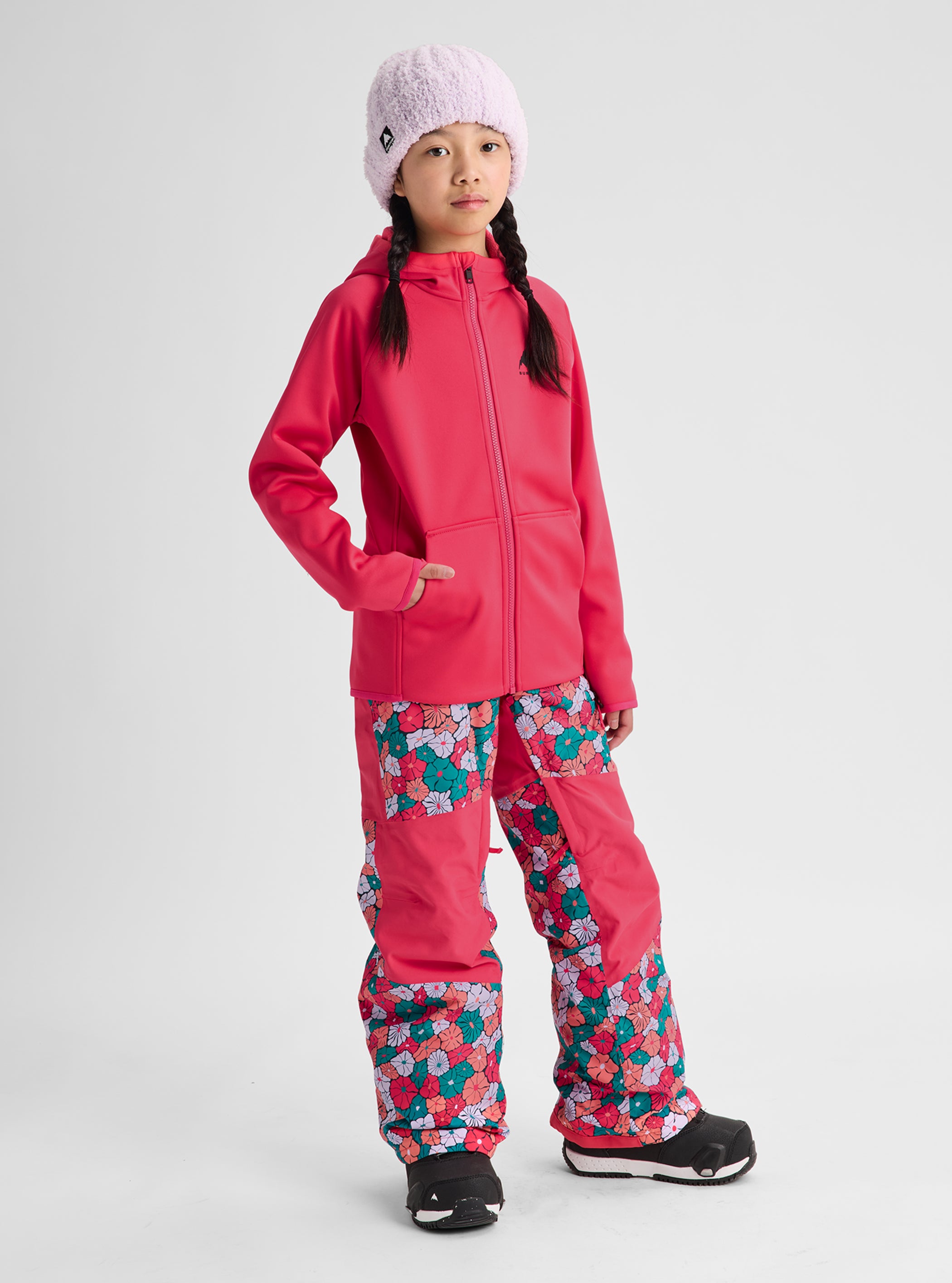 キッズ Burton クラウン ウェザープルーフ フルジップ フリース