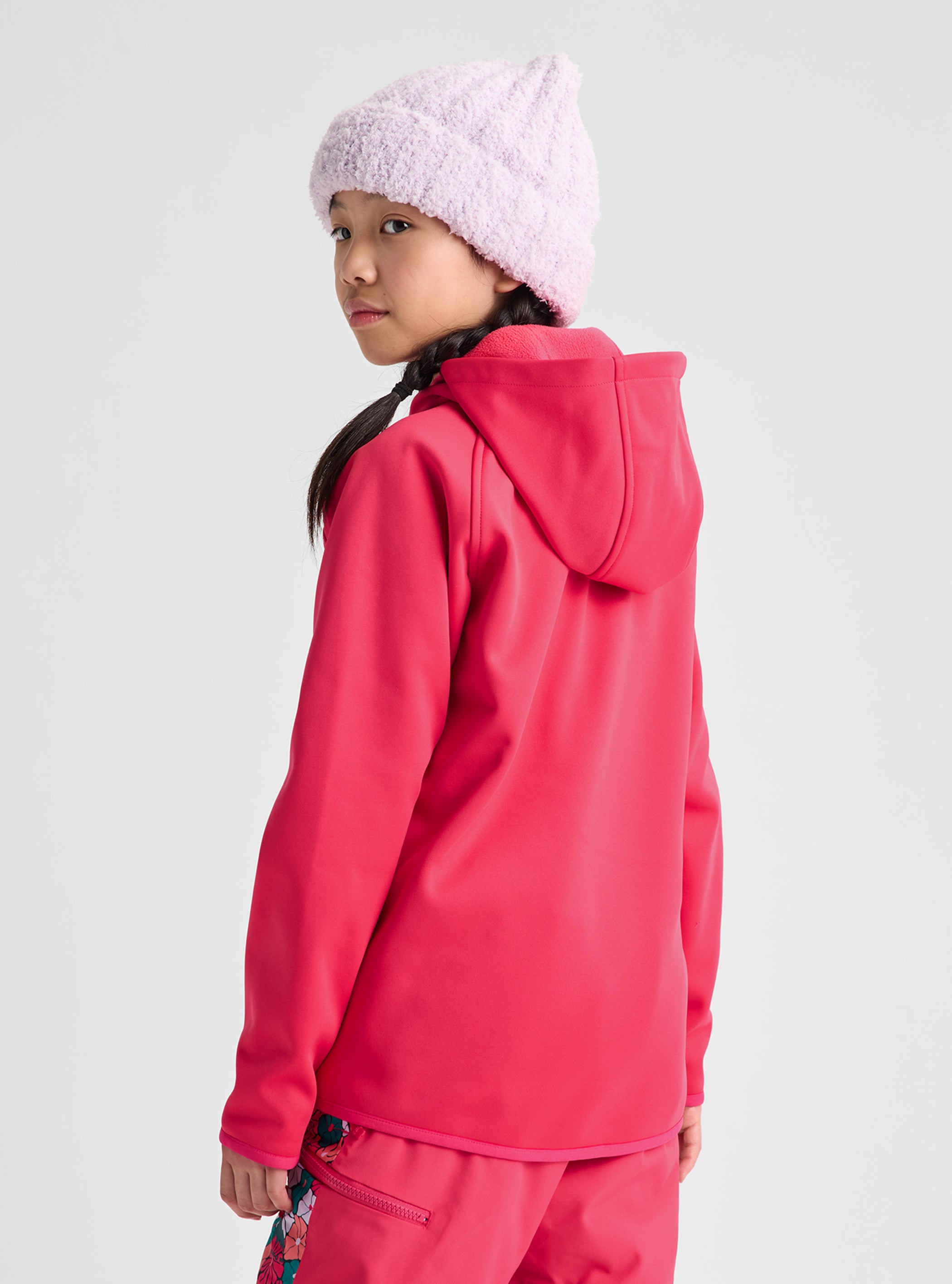 Product image of Kids' Burton Crown Weatherproof Full-Zip Fleece[Variant:Azalea Pink]