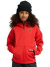 Product image of Kids' Burton Crown Weatherproof Full-Zip Fleece[Variant:Flame Scarlet]