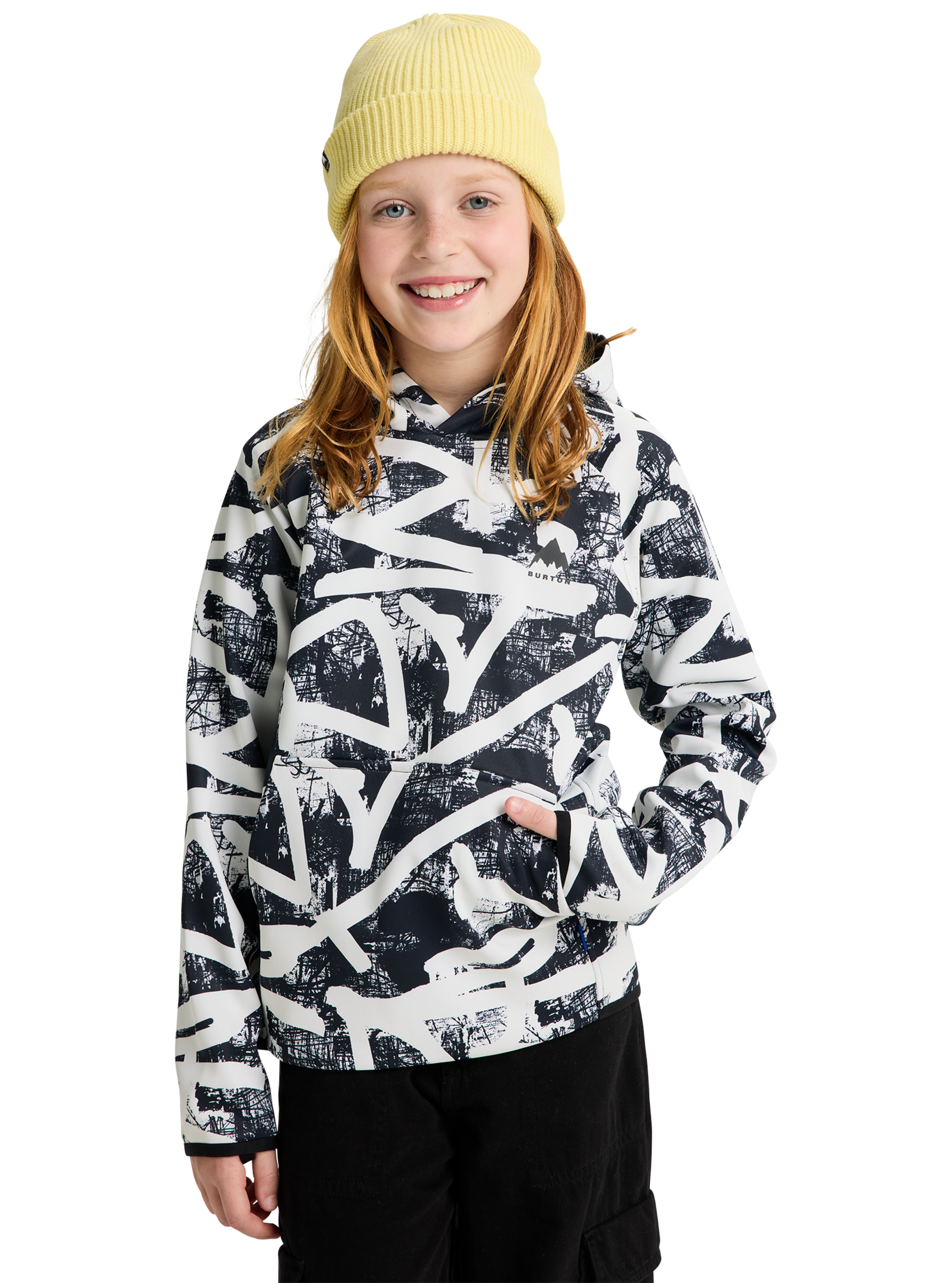 Product image of Kids' Burton Crown Weatherproof Fleece Pullover[Variant:City Streets]