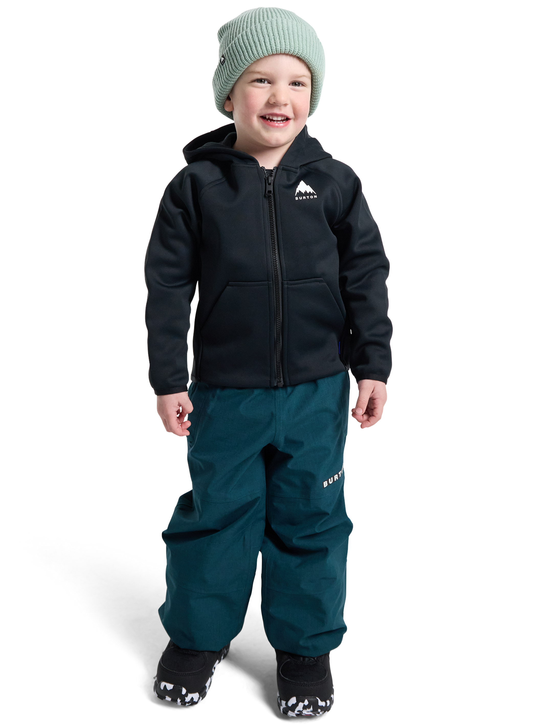 トドラー Burton クラウン ウェザープルーフ フルジップ フリース