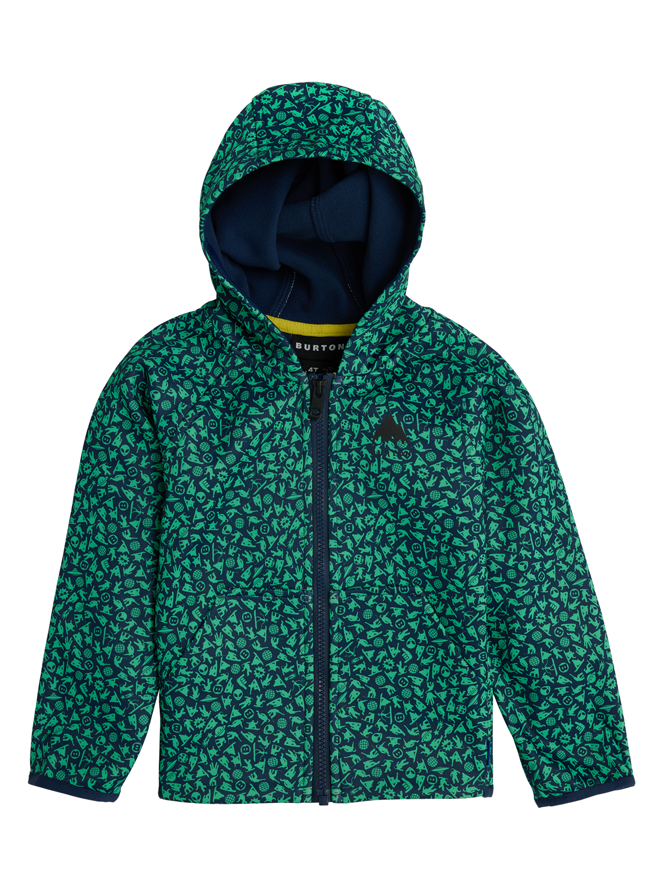 Product image of Toddlers' Burton Crown Weatherproof Full-Zip Fleece[Variant:Orbit]