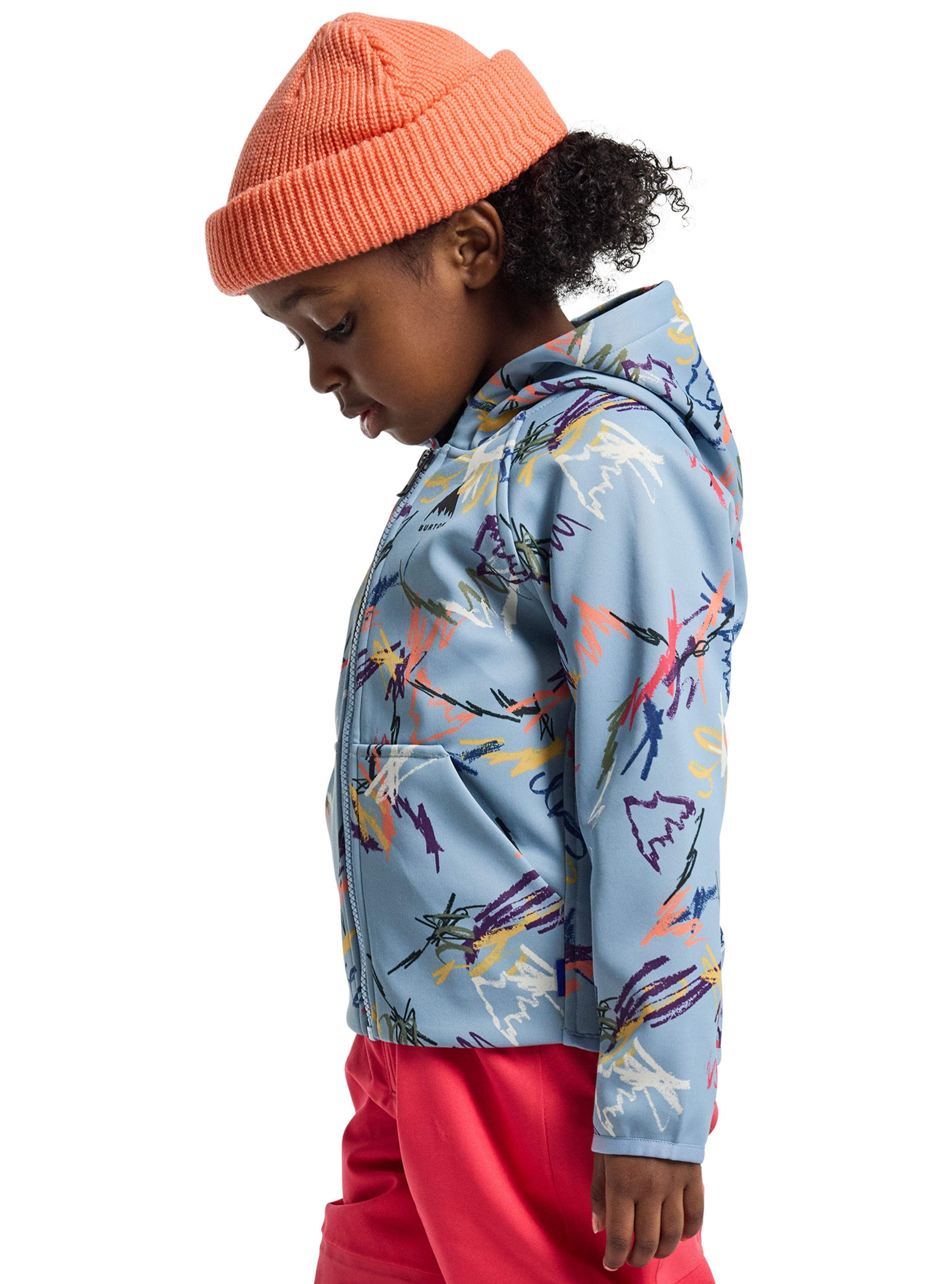 Product image of Toddlers' Burton Crown Weatherproof Full-Zip Fleece[Variant:Scribble]