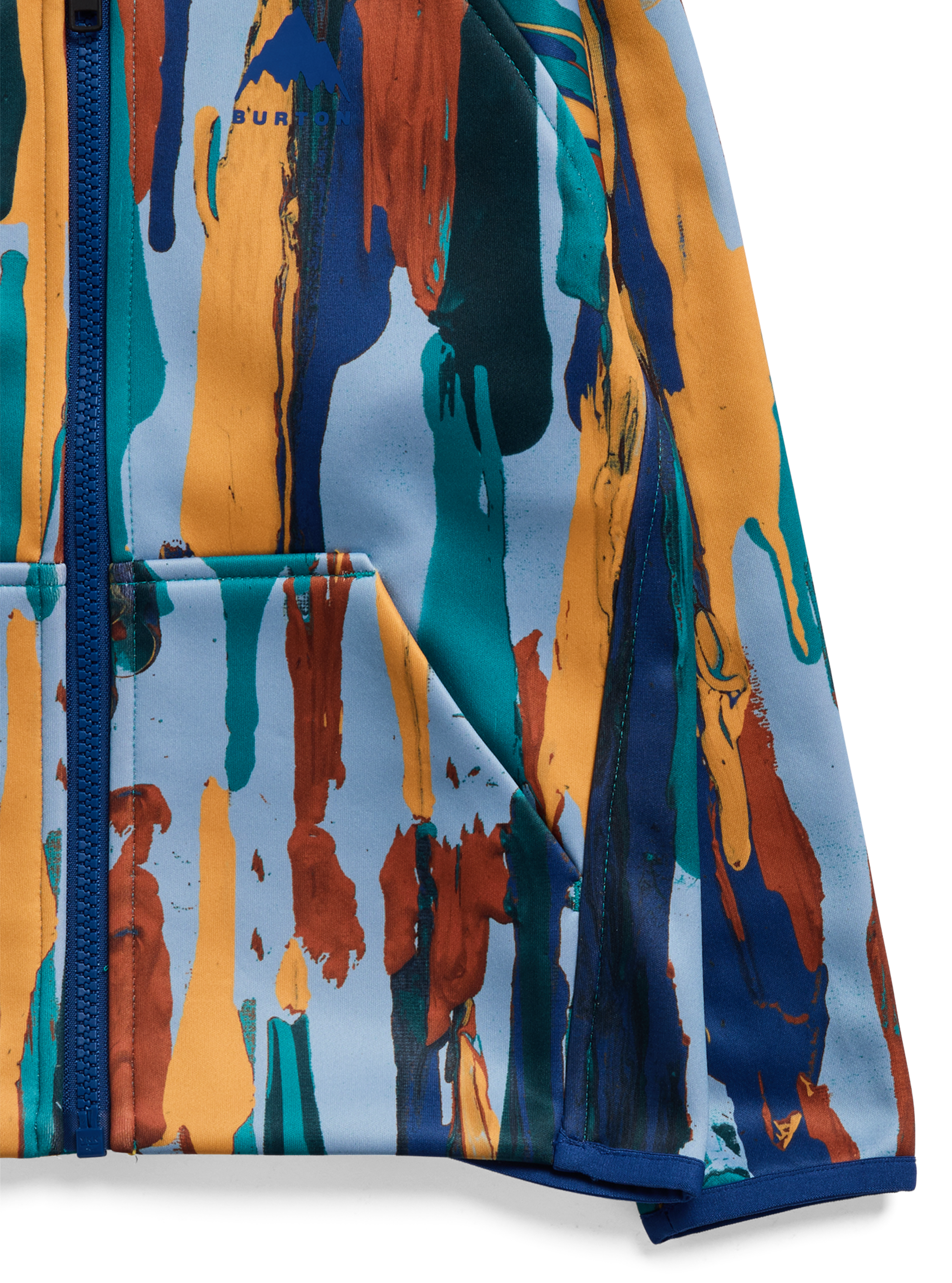 Product image of Toddlers' Burton Crown Weatherproof Full-Zip Fleece[Variant:Paint Stripe]