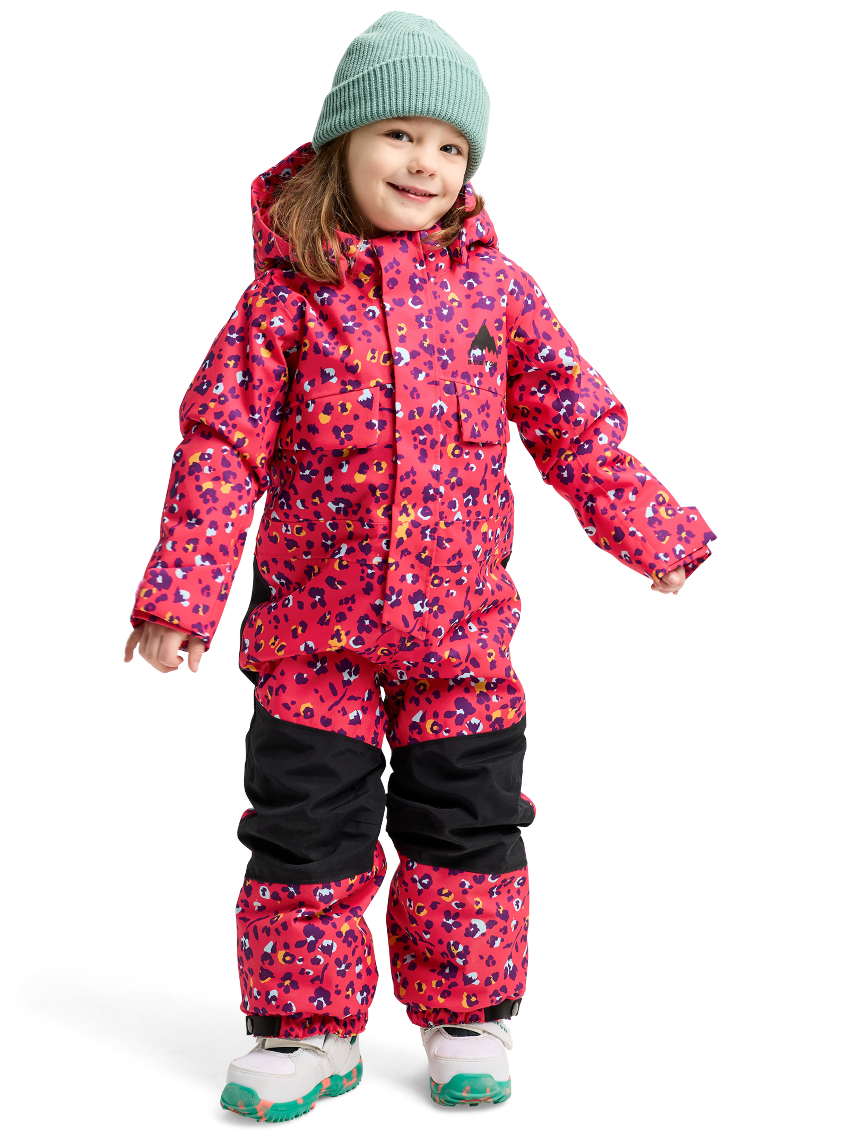 BURTON 子ども用スノーボードウェア ピンク ドット柄 Burton 4t 【公式
