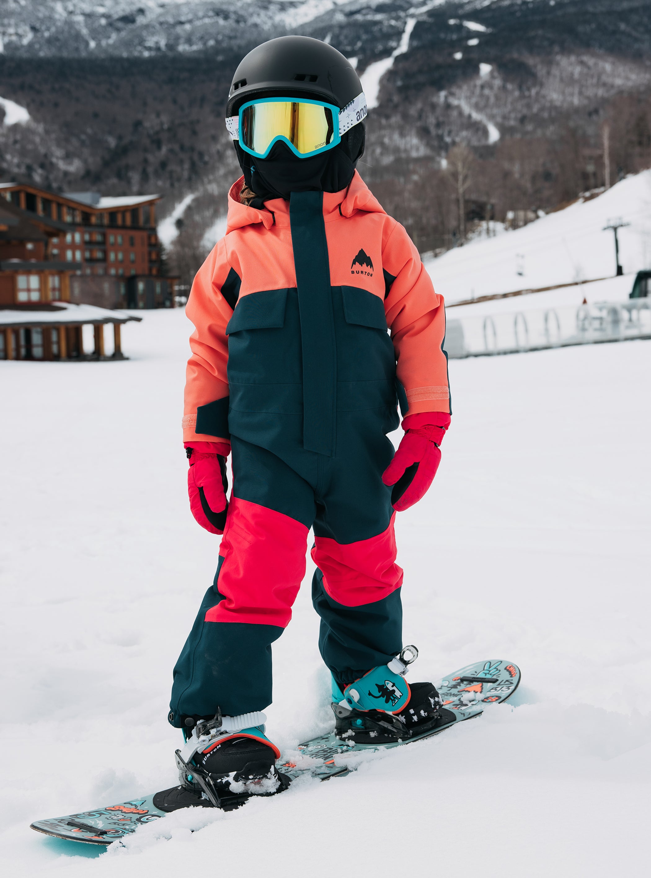 Product image of Toddlers' Burton 2L One Piece[Variant:Peach Echo / Deep Emerald]