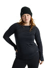 Product image of Women's Burton Lightweight X Base Layer Crewneck[Variant:True Black]