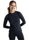 Product image of Women's Burton Lightweight X Base Layer Crewneck[Variant:True Black]