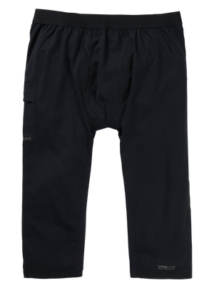 Product image of Men's Burton Midweight X Base Layer Three-Quarter Boot Pants[Variant:True Black]